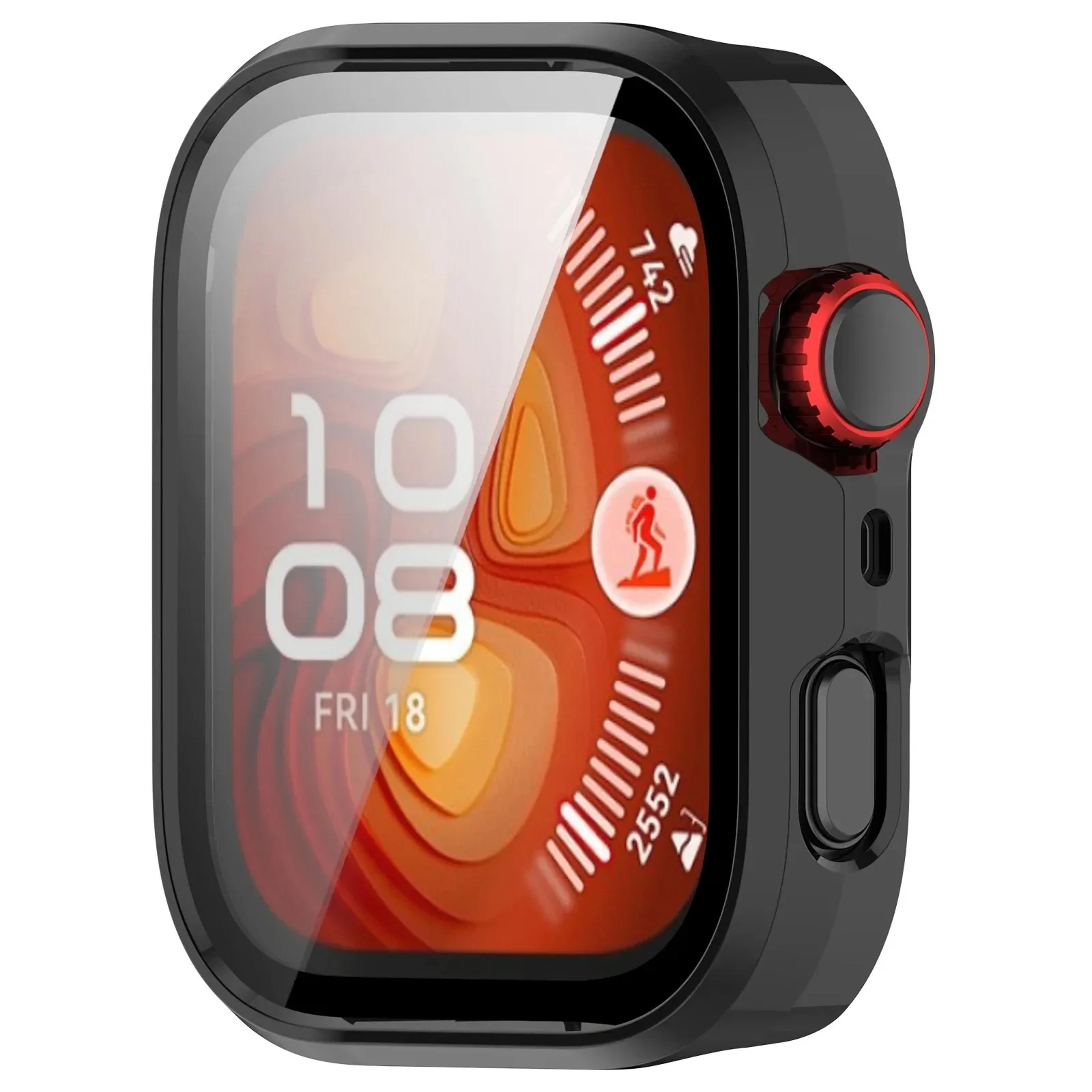 Watch Fit Pro Protective Case With Tempered Glass Screen Protector 1