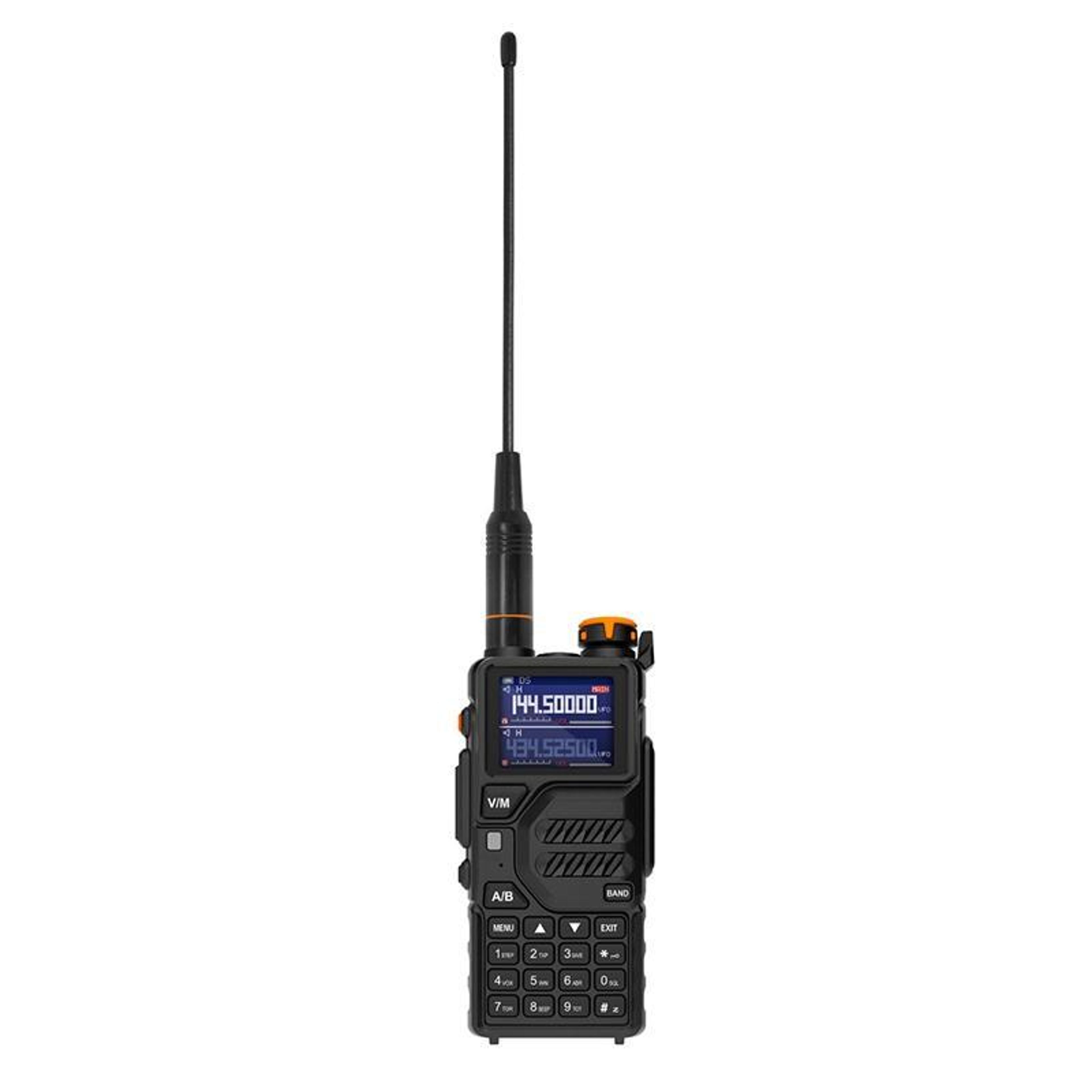 dual band handheld walkie talkie with 999 channels and dual standby k5 plus