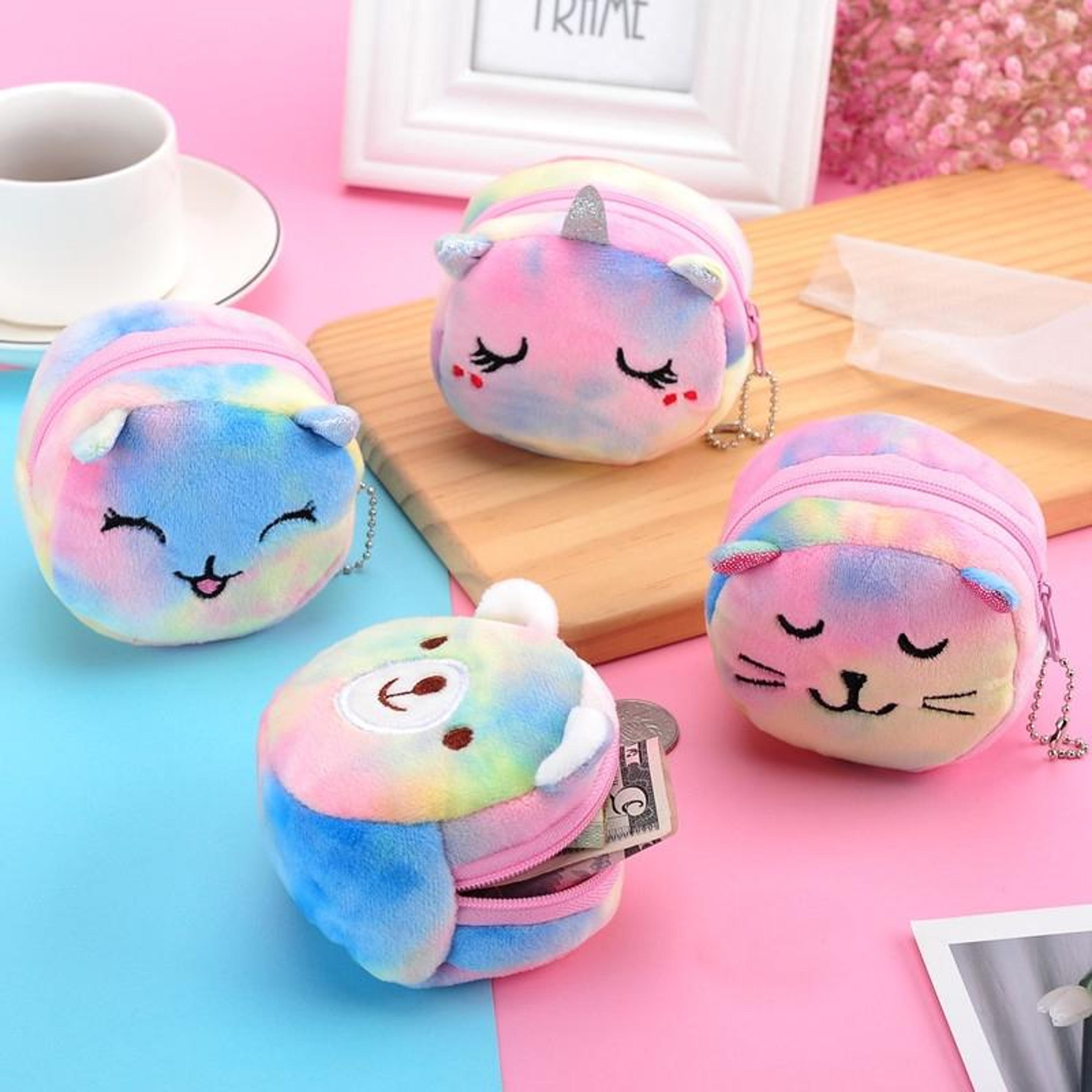 Plush Rabbit Coin Purse With Zipper For Coins Lipstick And Small Essentials 5