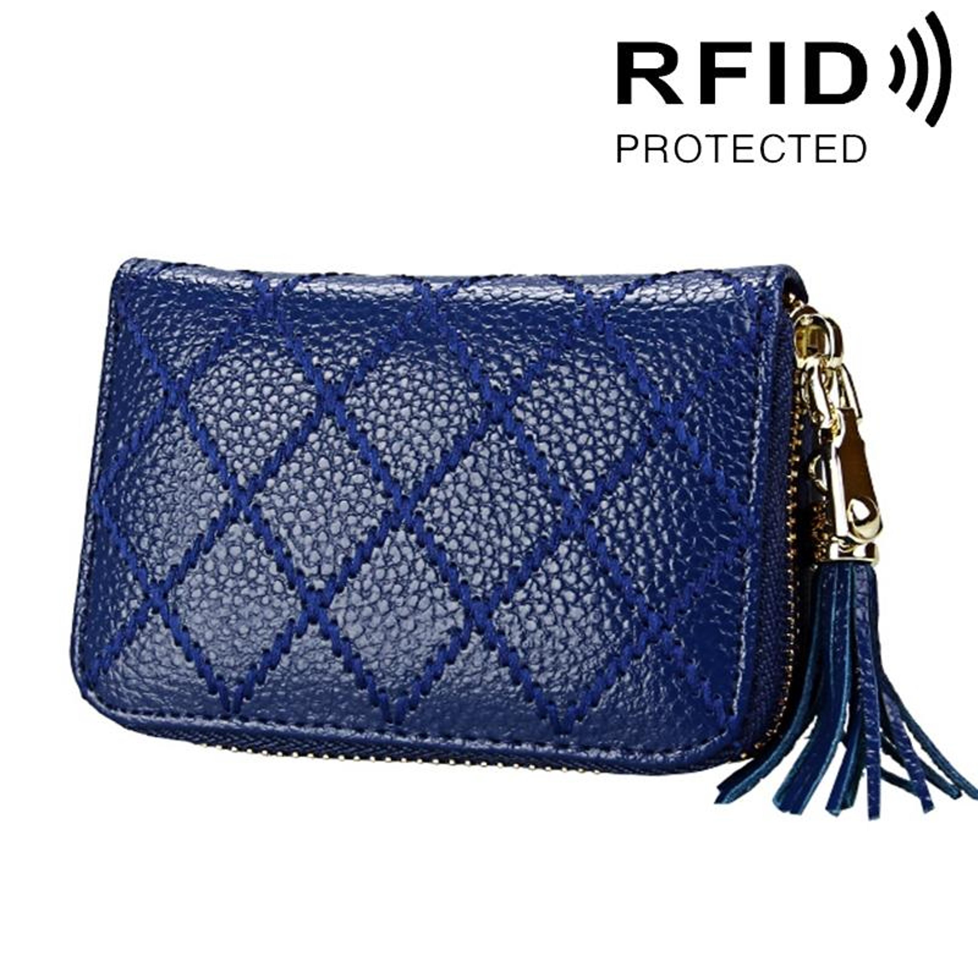 Portable Leather Cosmetic Bag With Zipper Purple 13