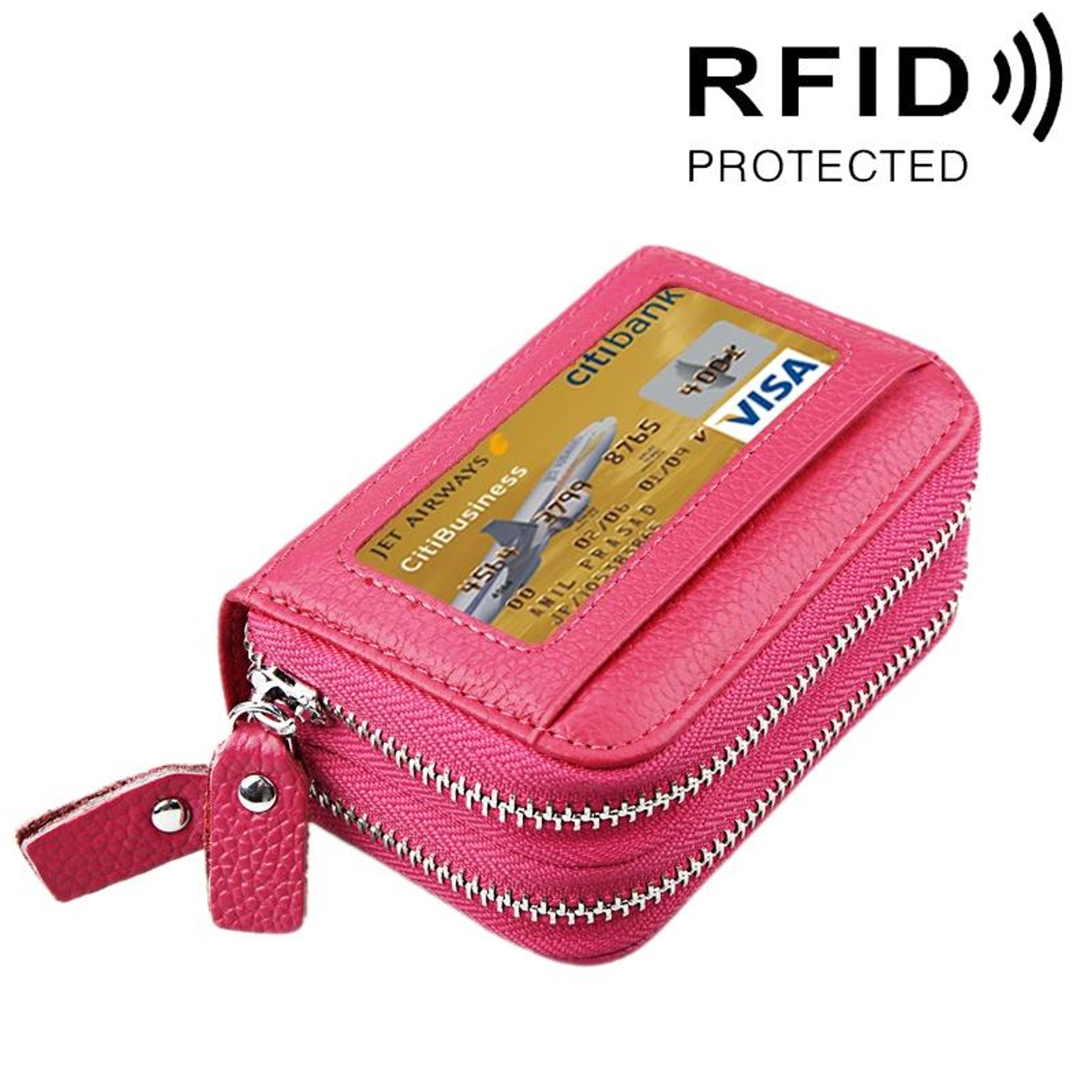 Small Leather Cosmetic Bag With Zipper 10
