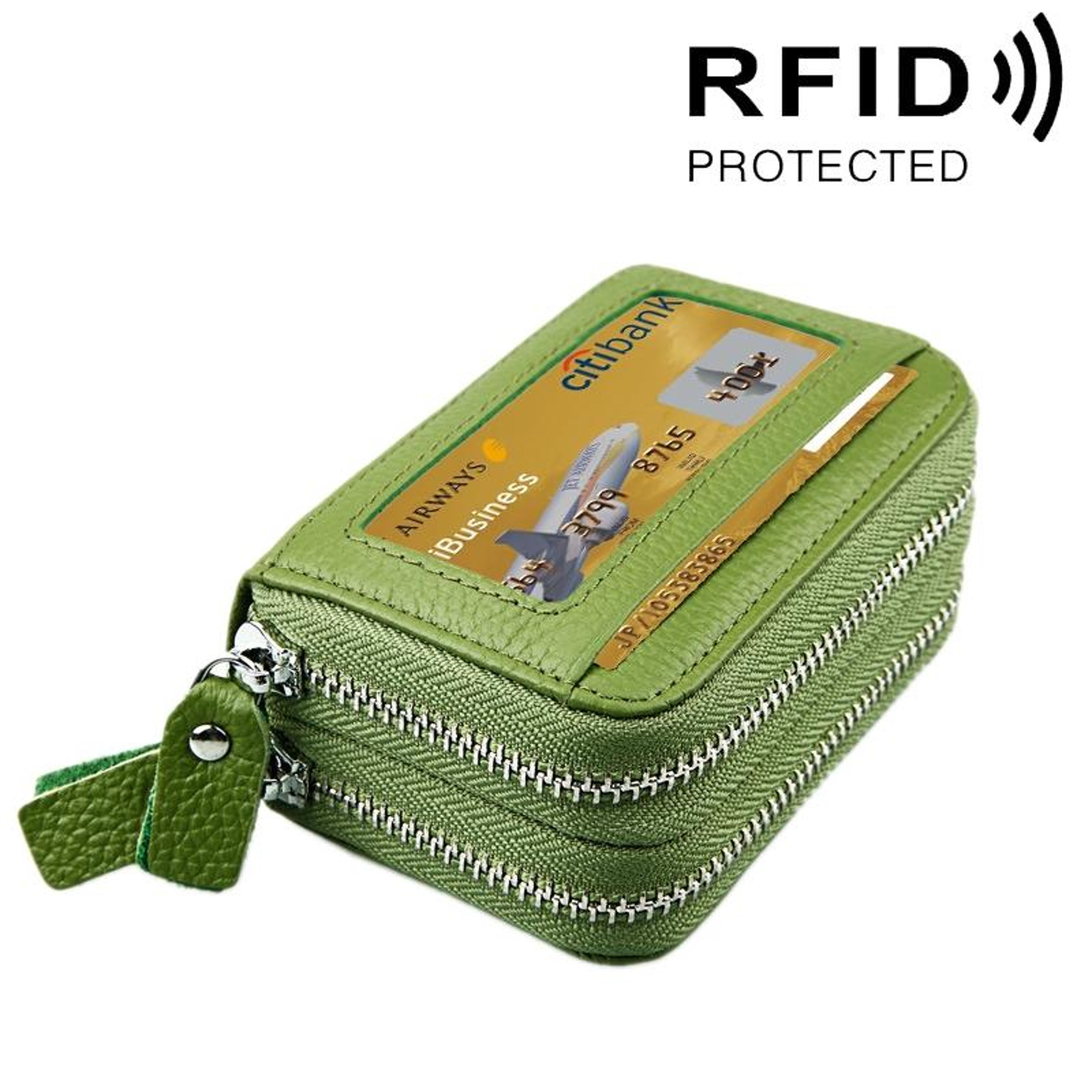 Small Leather Cosmetic Bag With Zipper 8