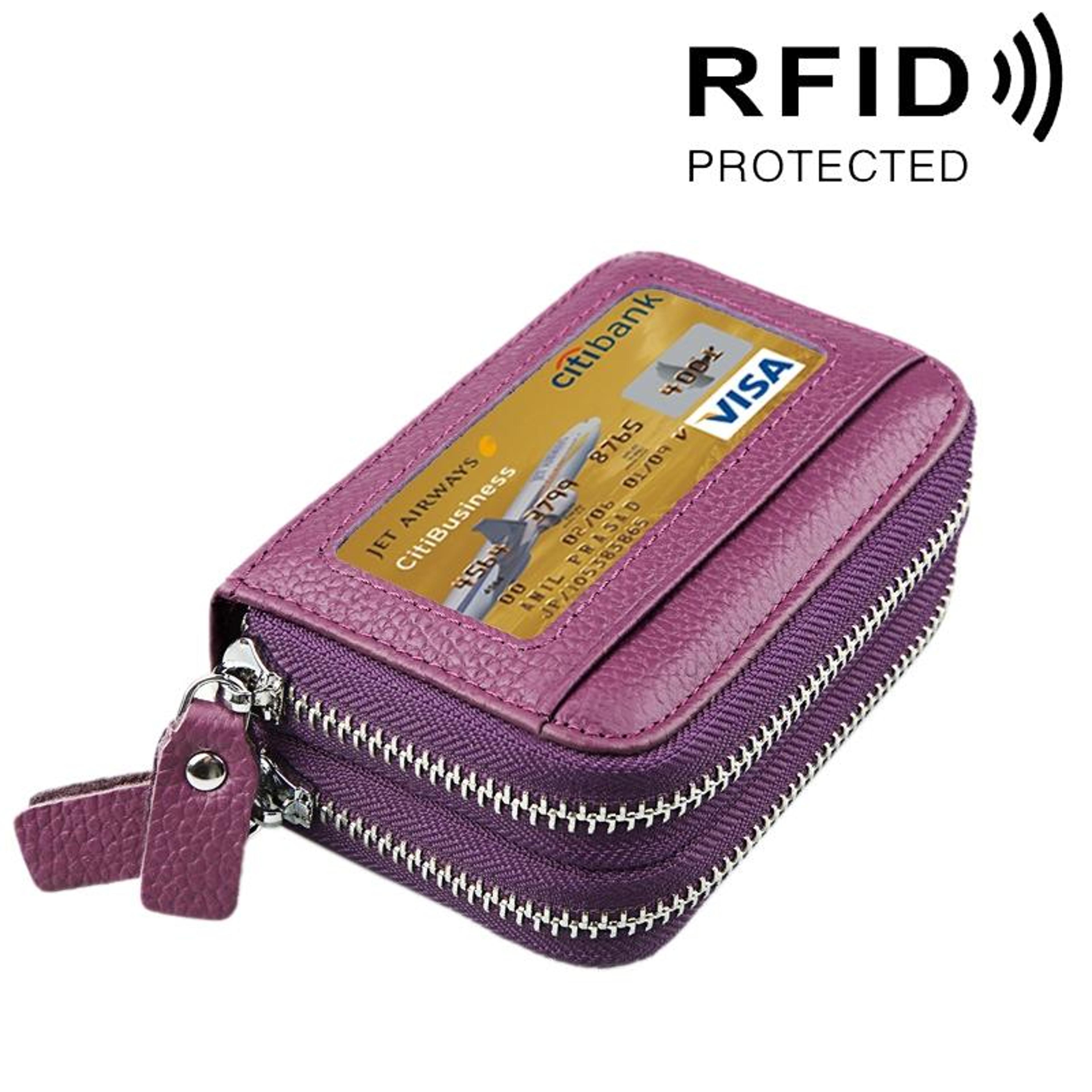 Small Leather Cosmetic Bag With Zipper 16
