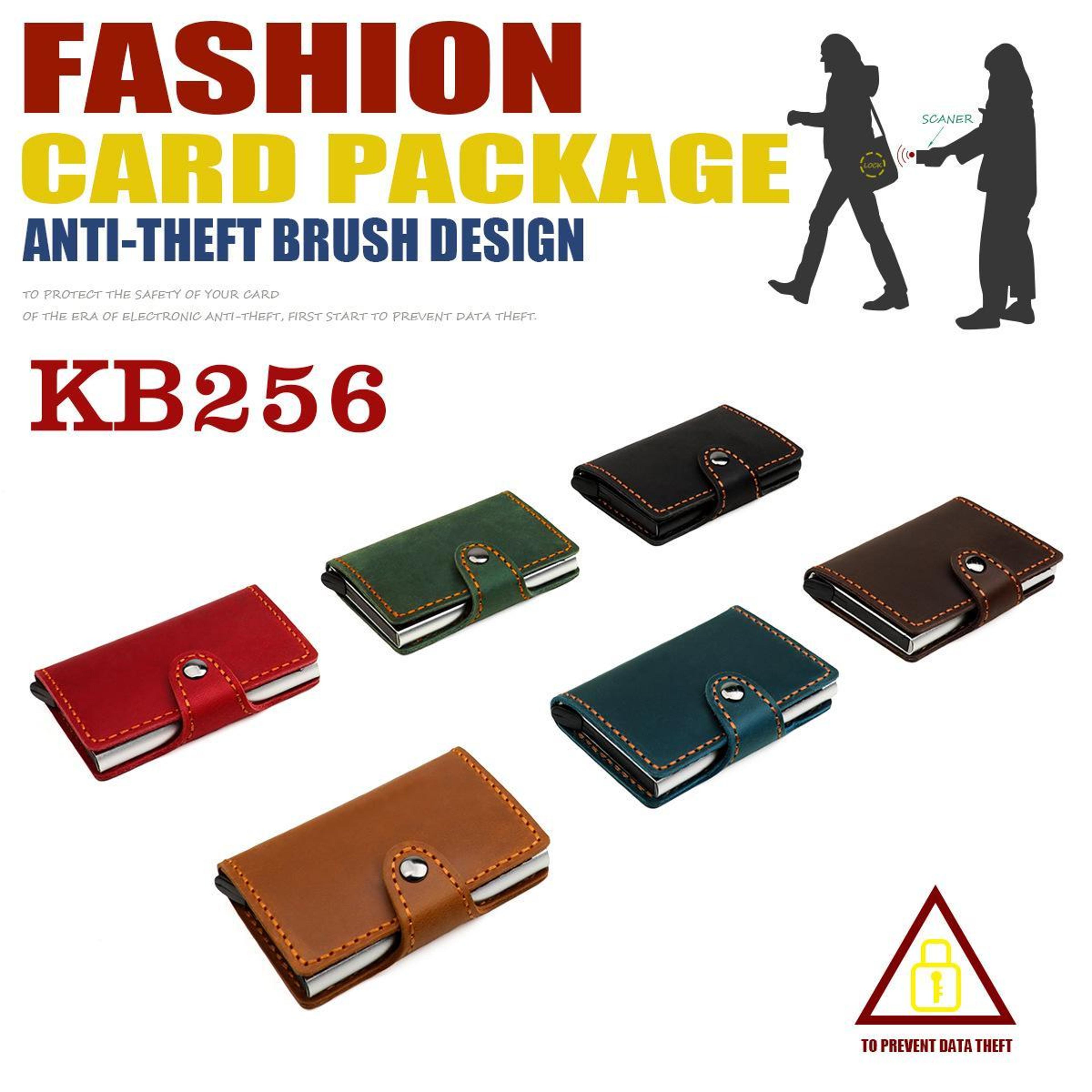 Leather Cosmetic Bag With Zipper Closure 1