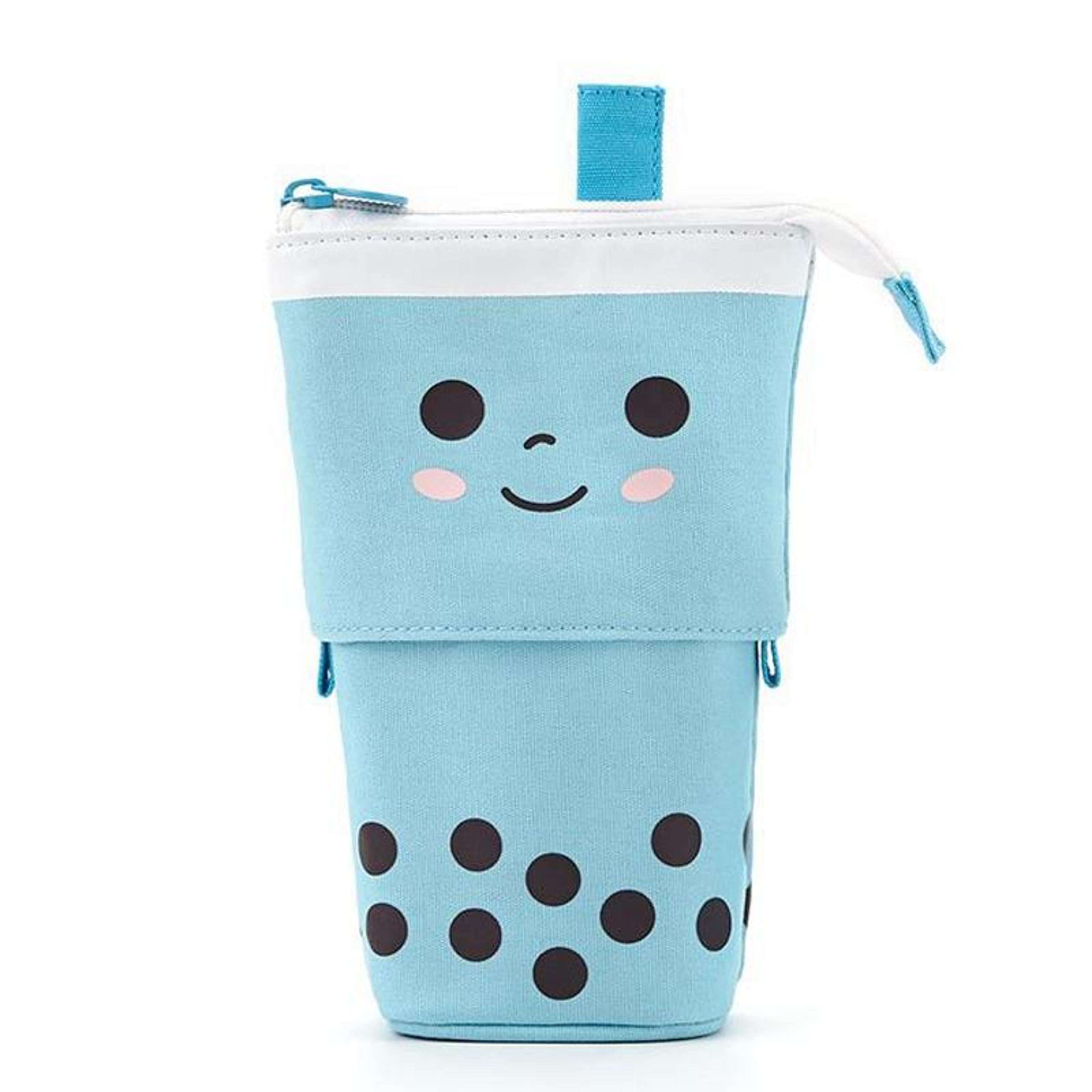 Cute Heart Pen Holder Pencil Case With Multi Layer Storage Pockets 4