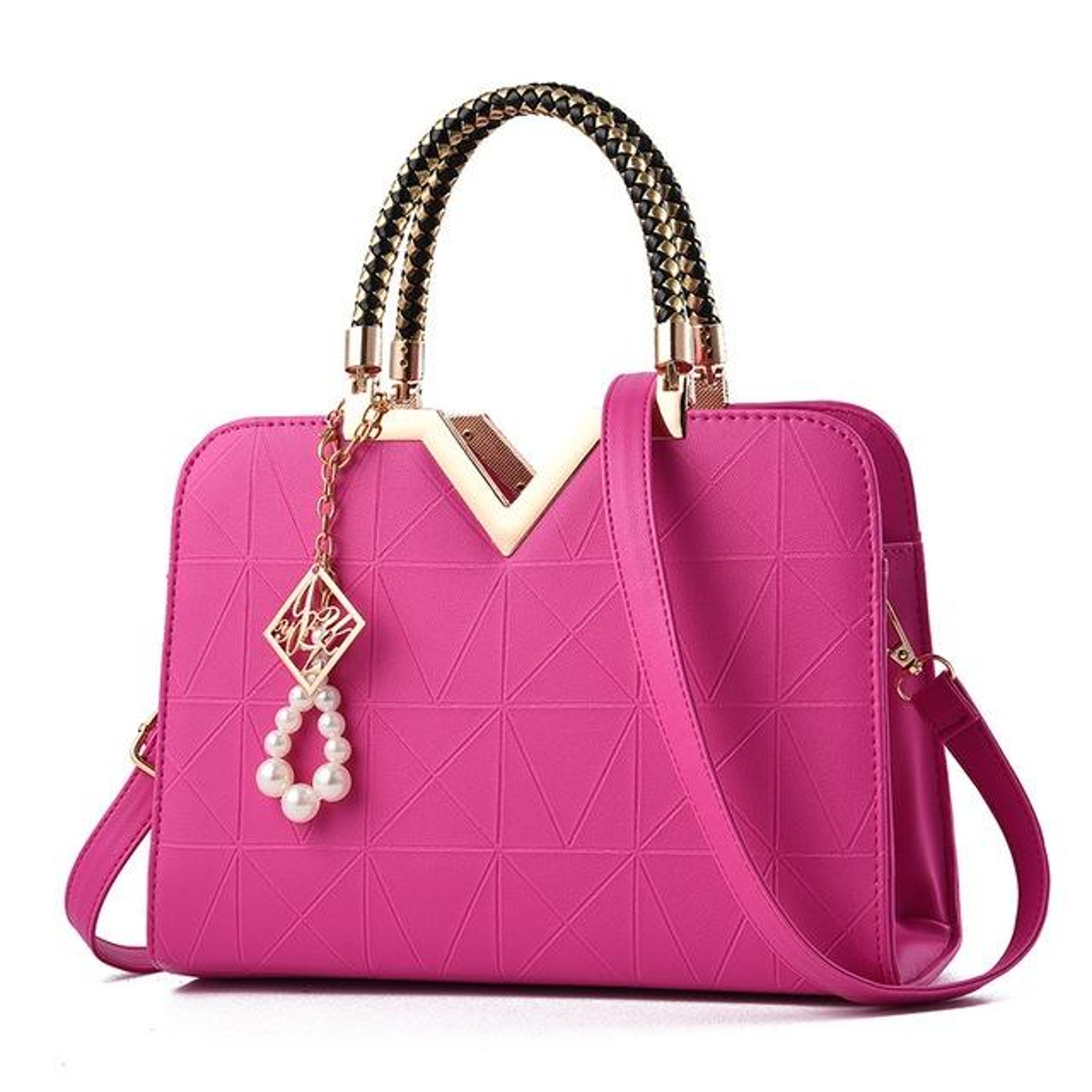 womens pu leather crossbody bag with zipper closure and phone pocket
