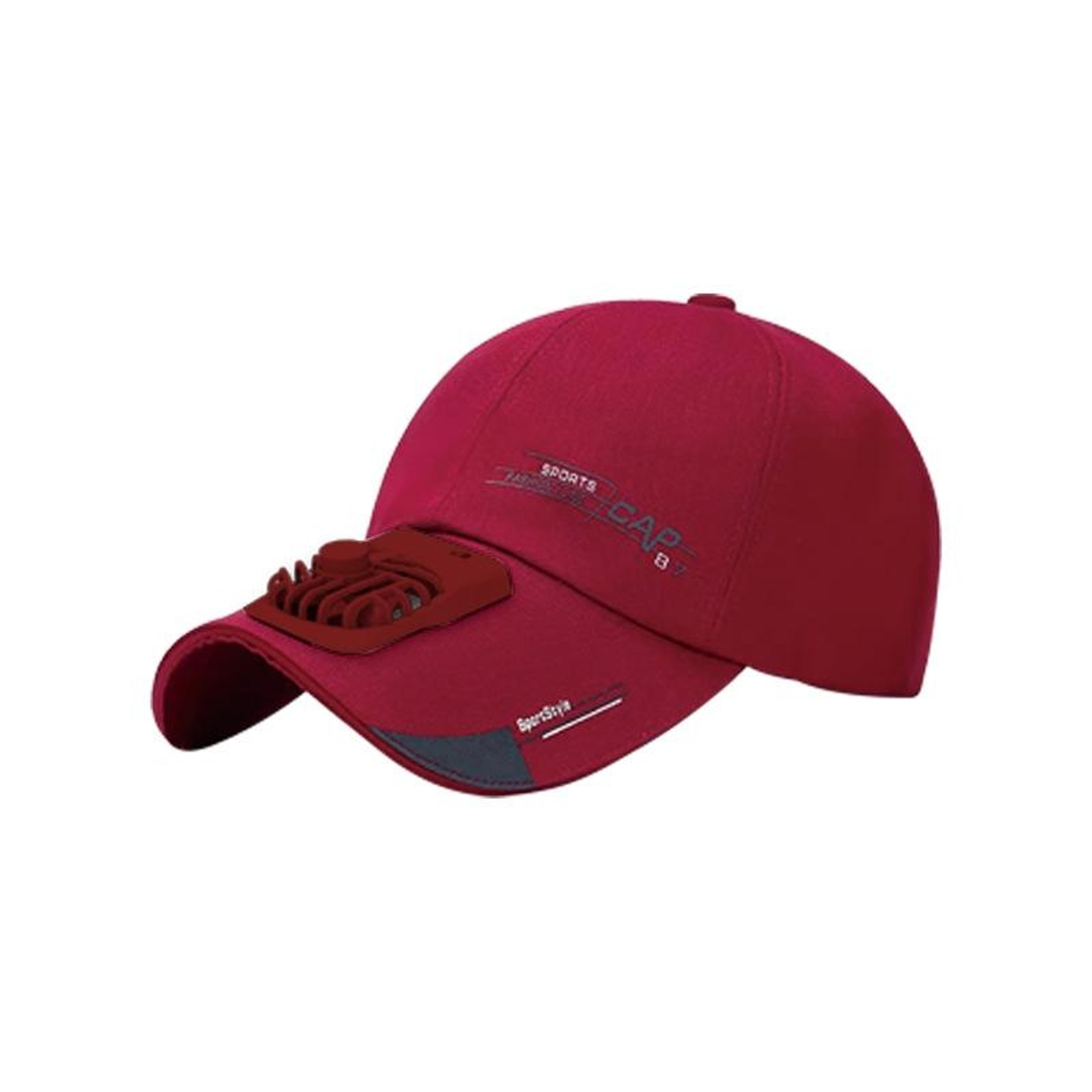USB Rechargeable Fan Hat With Wide Brim Sunshade And Adjustable Speeds 5