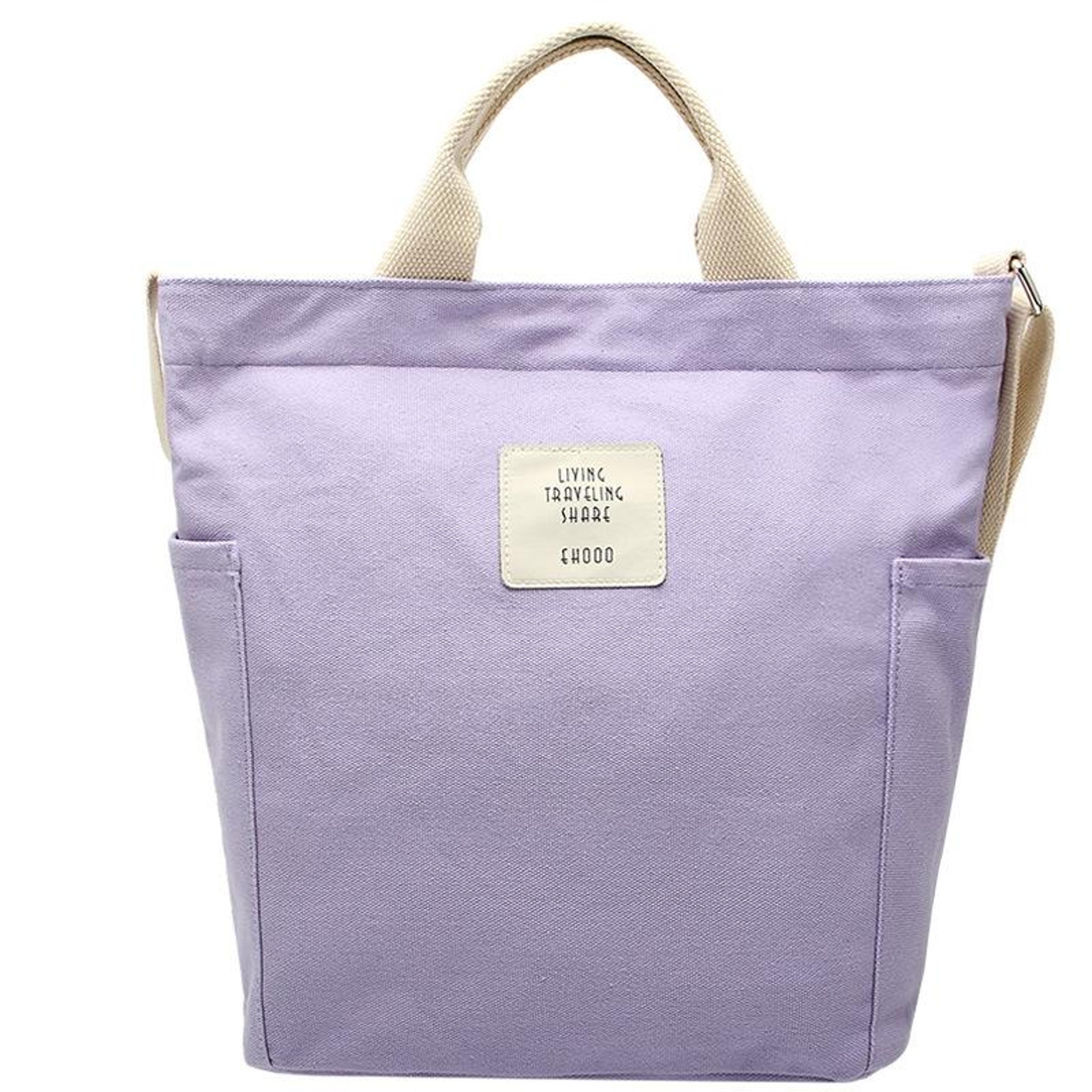 womens canvas messenger bag with adjustable shoulder strap and side pockets
