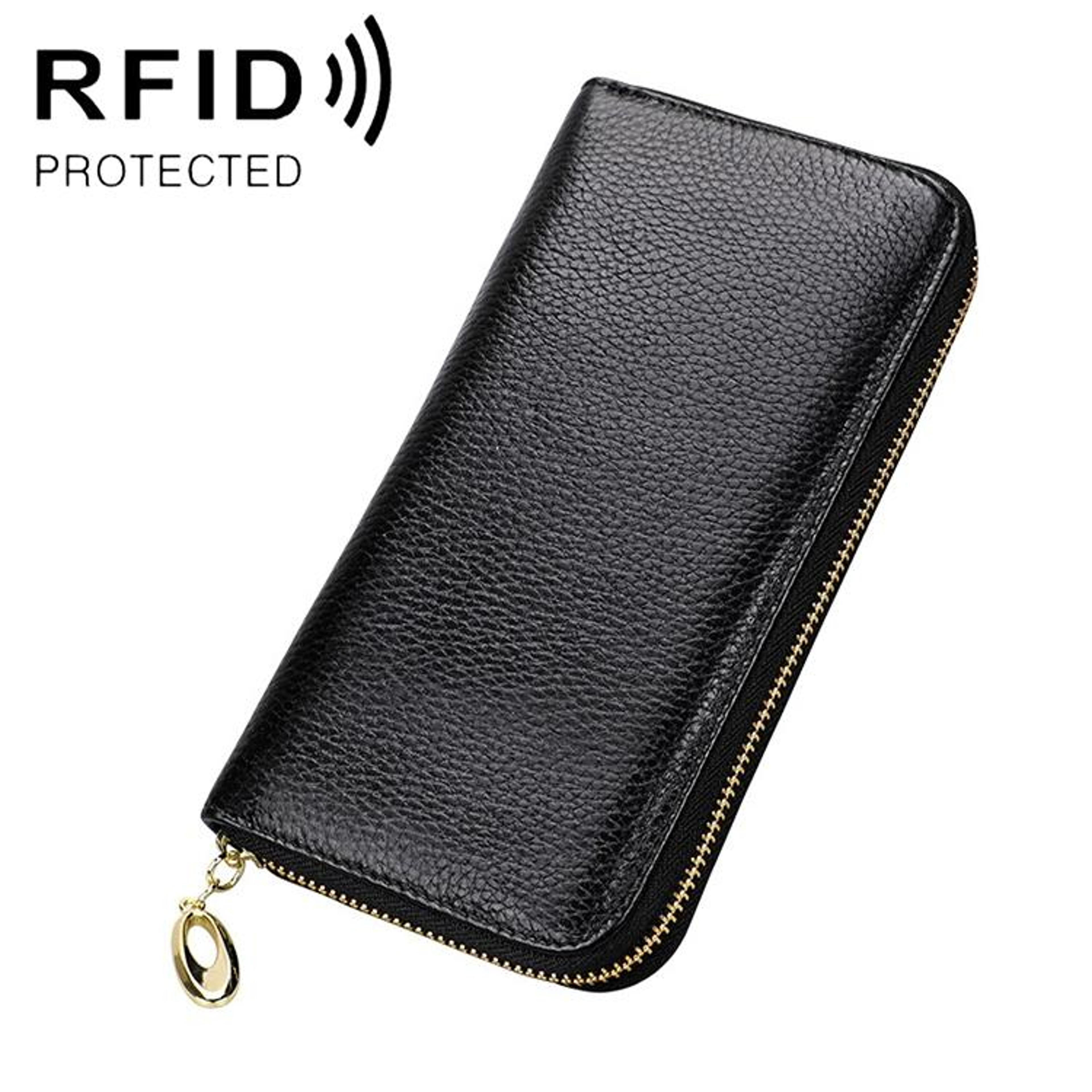 Womens Wallet Purse With Card Slots And Litchi Texture 2