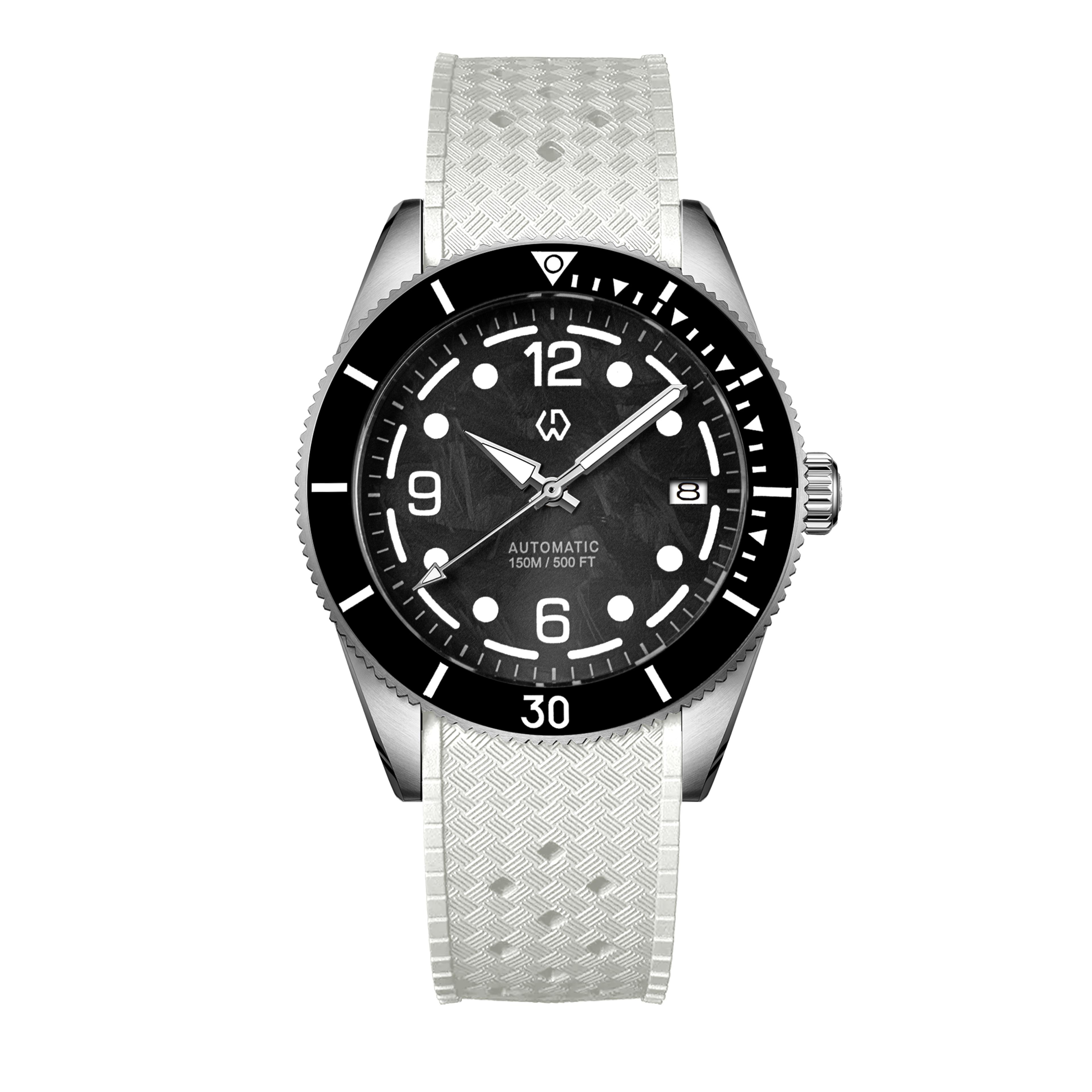 Carbon Fiber Automatic Dive Watch For Men With Water Resistance 2