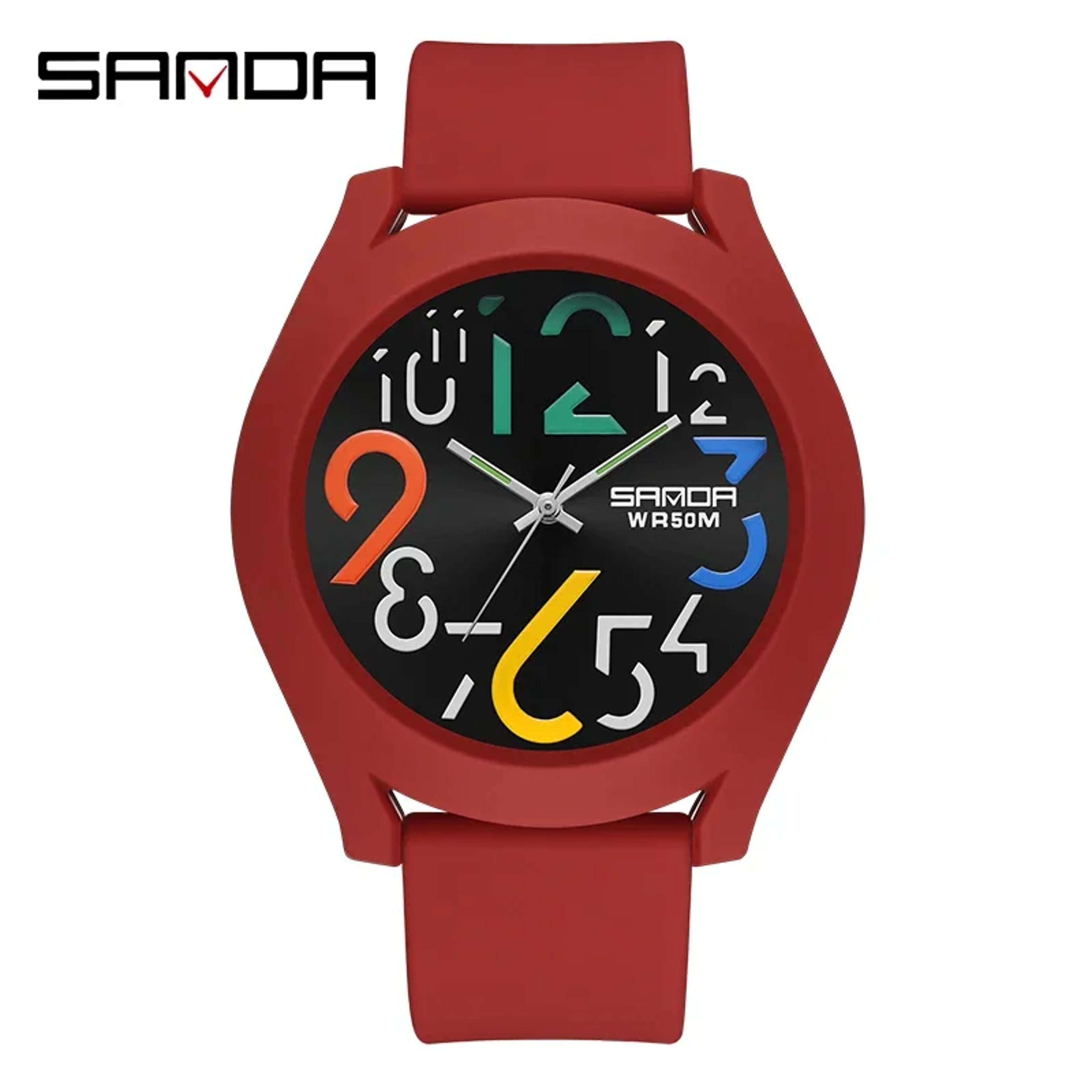 Everyday Waterproof Quartz Watch With Silicone Strap 3