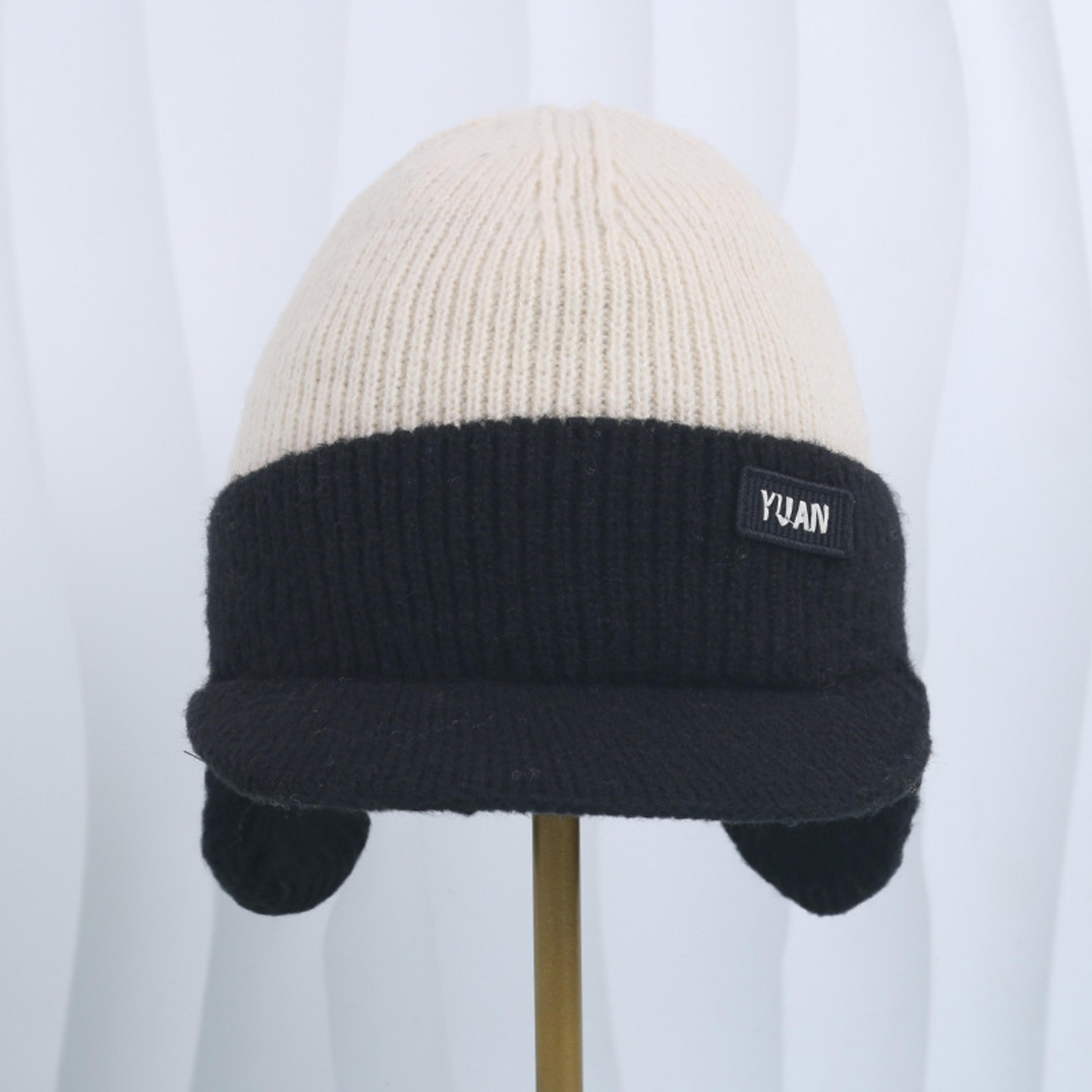 Winter Thermal Baseball Cap With Ear Flaps Windproof Fleece Hat For Men And Women 8