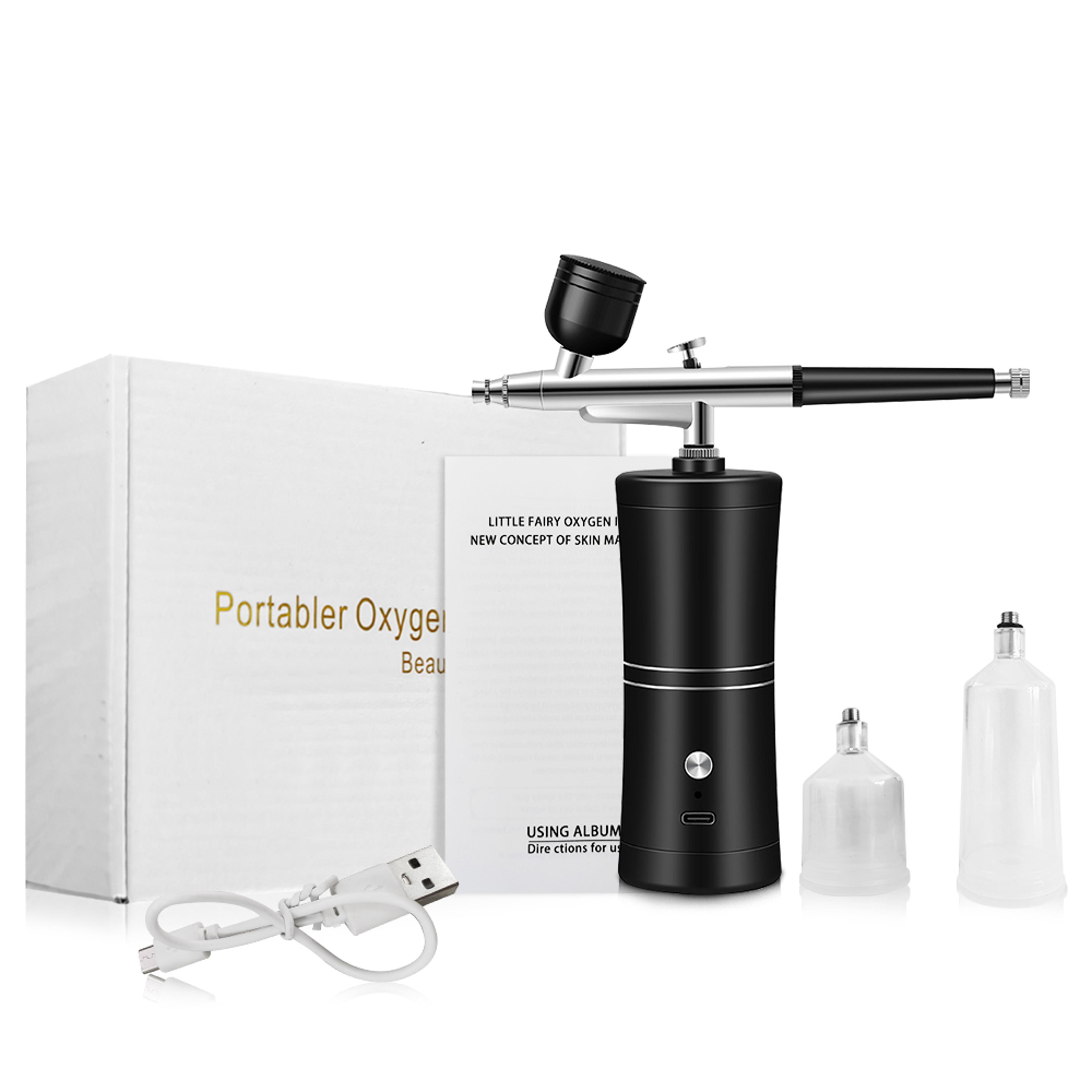 Portable Cordless Air Brush Kit With Mini Compressor For Nail Art Makeup And Painting 3