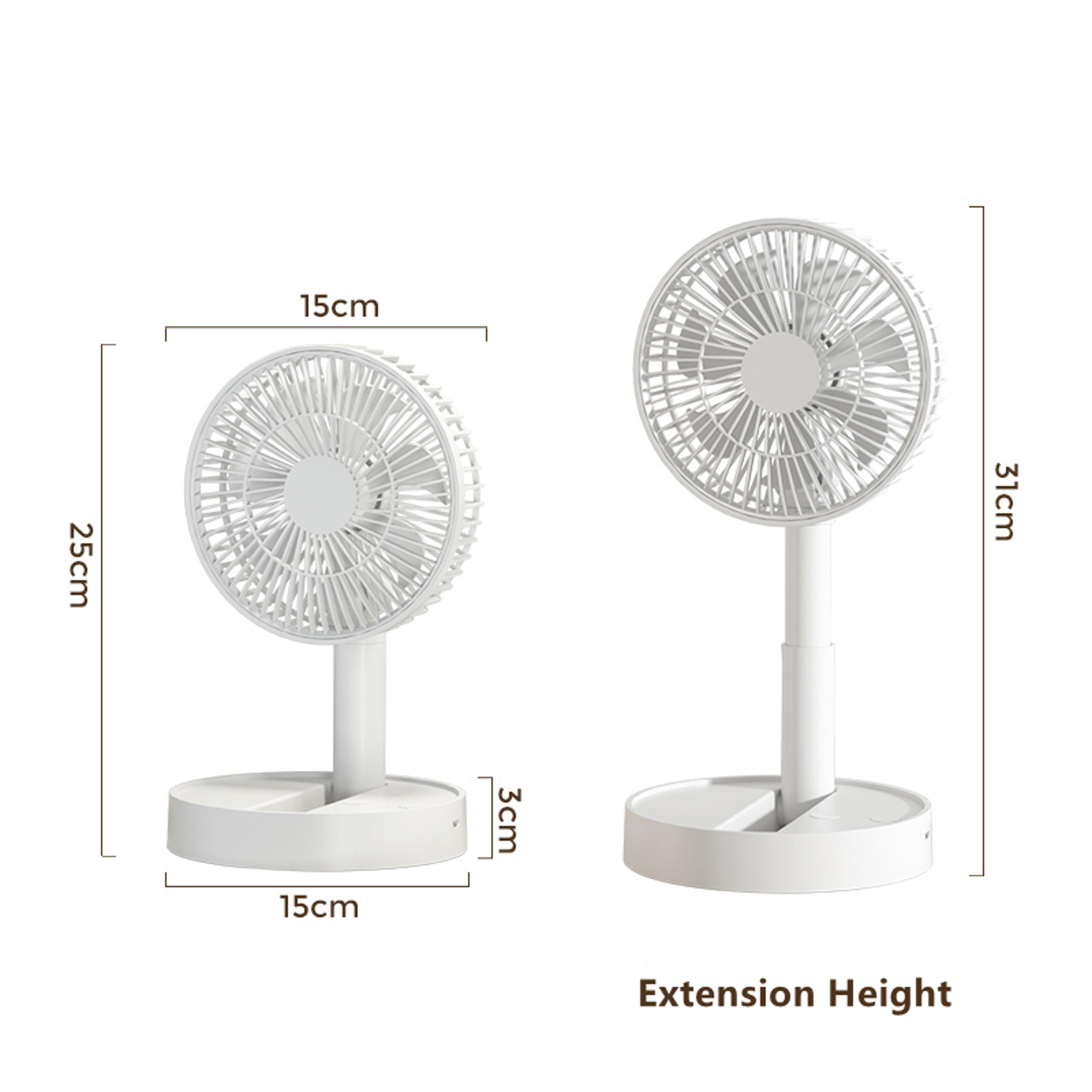 Breeze Flex USB Foldable Fan With Speeds Timer And Rechargeable Portable Cooling 2