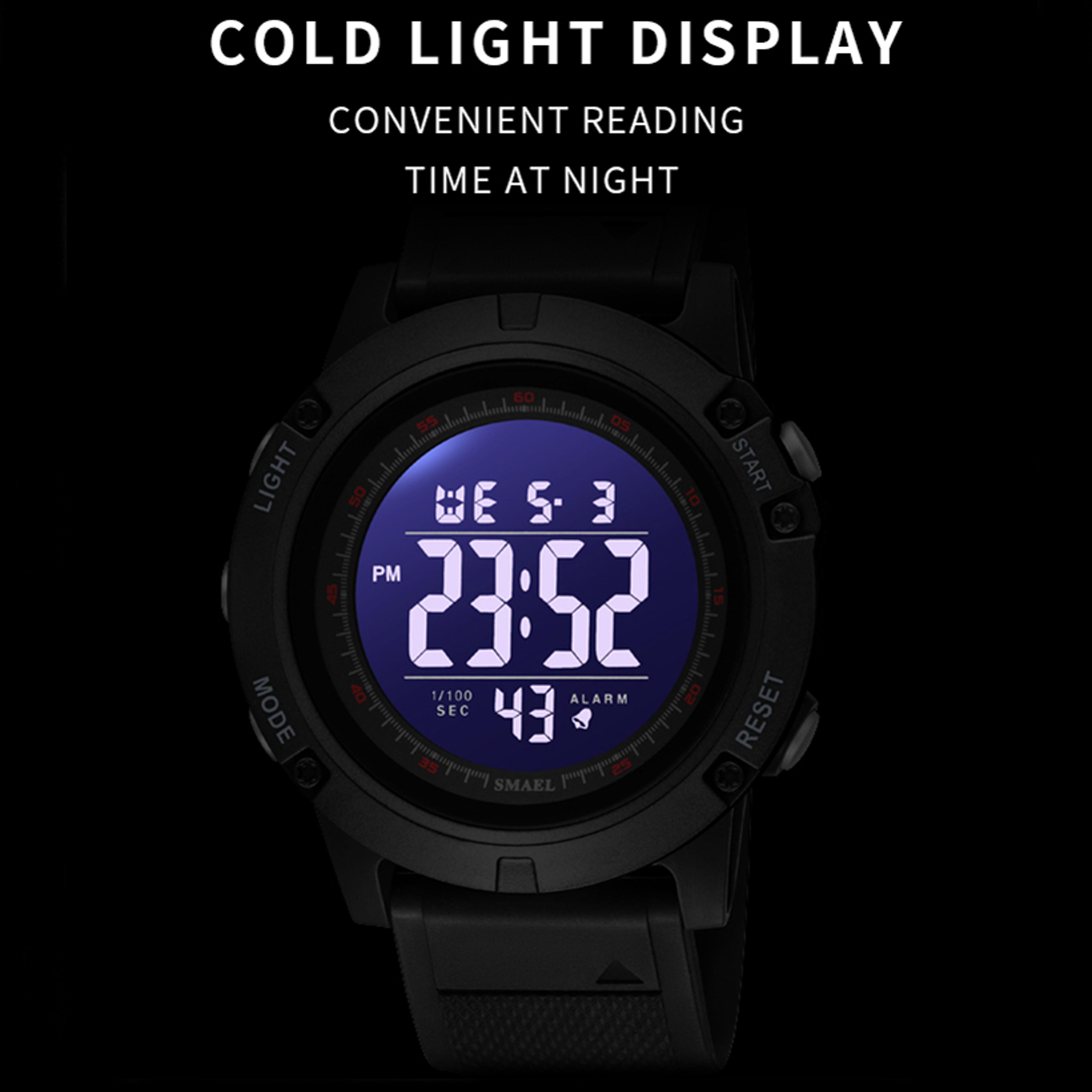 Multifunction Water Proof Digital Sports Watch For Men With Alarm And Backlight 3