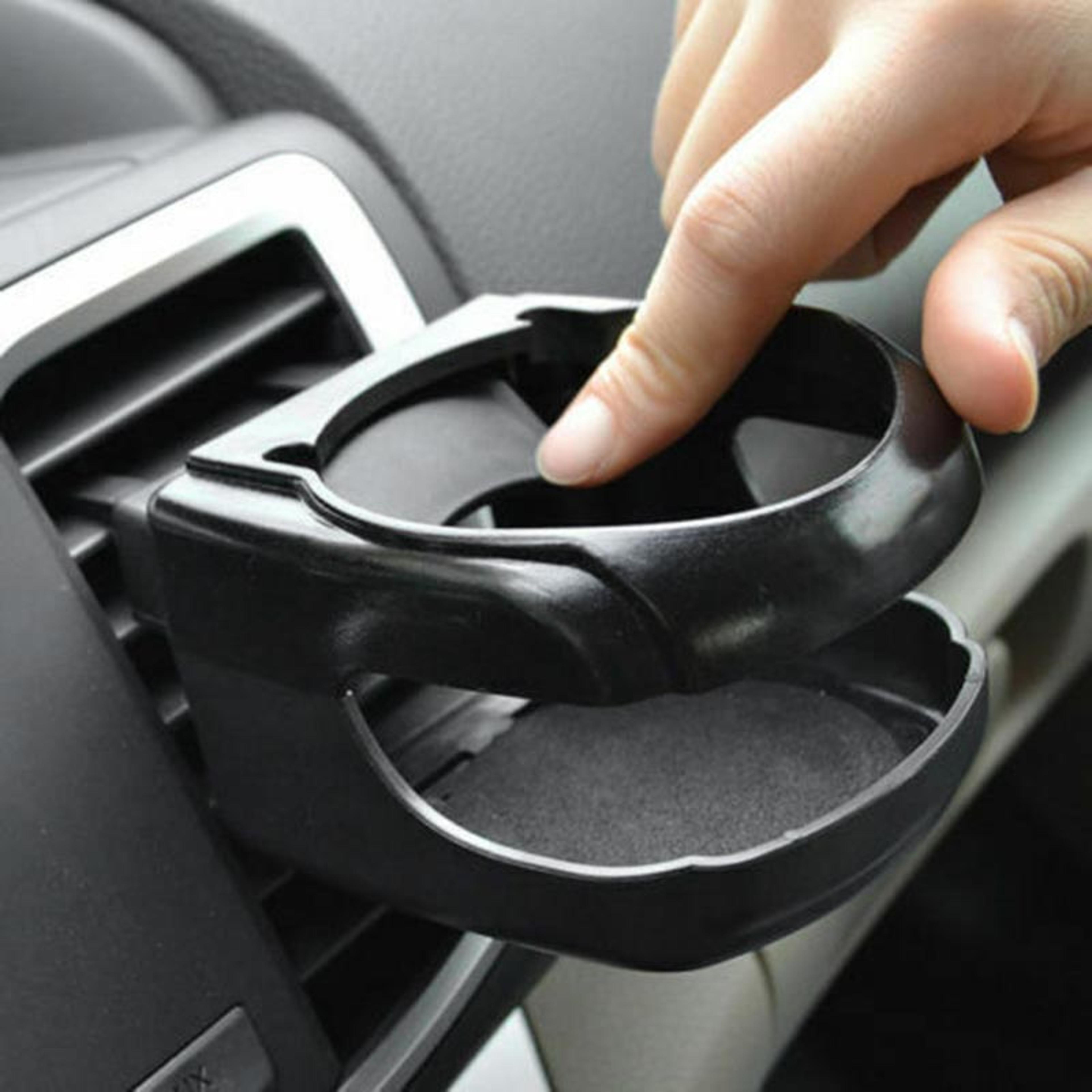 car air vent cup holder with phone mount universal drink bottle stand