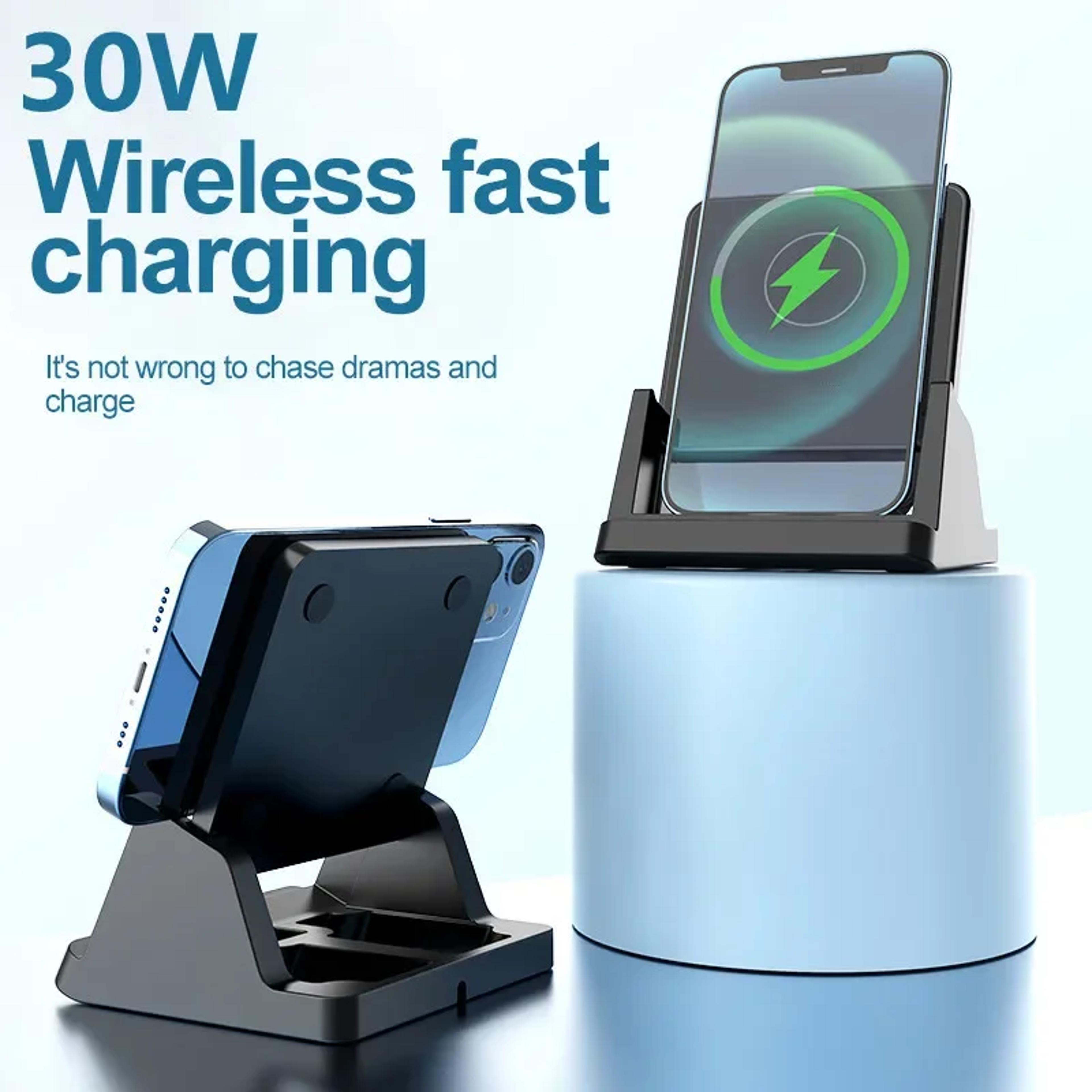 Fast Wireless Charger Pad And Charging Stand 4