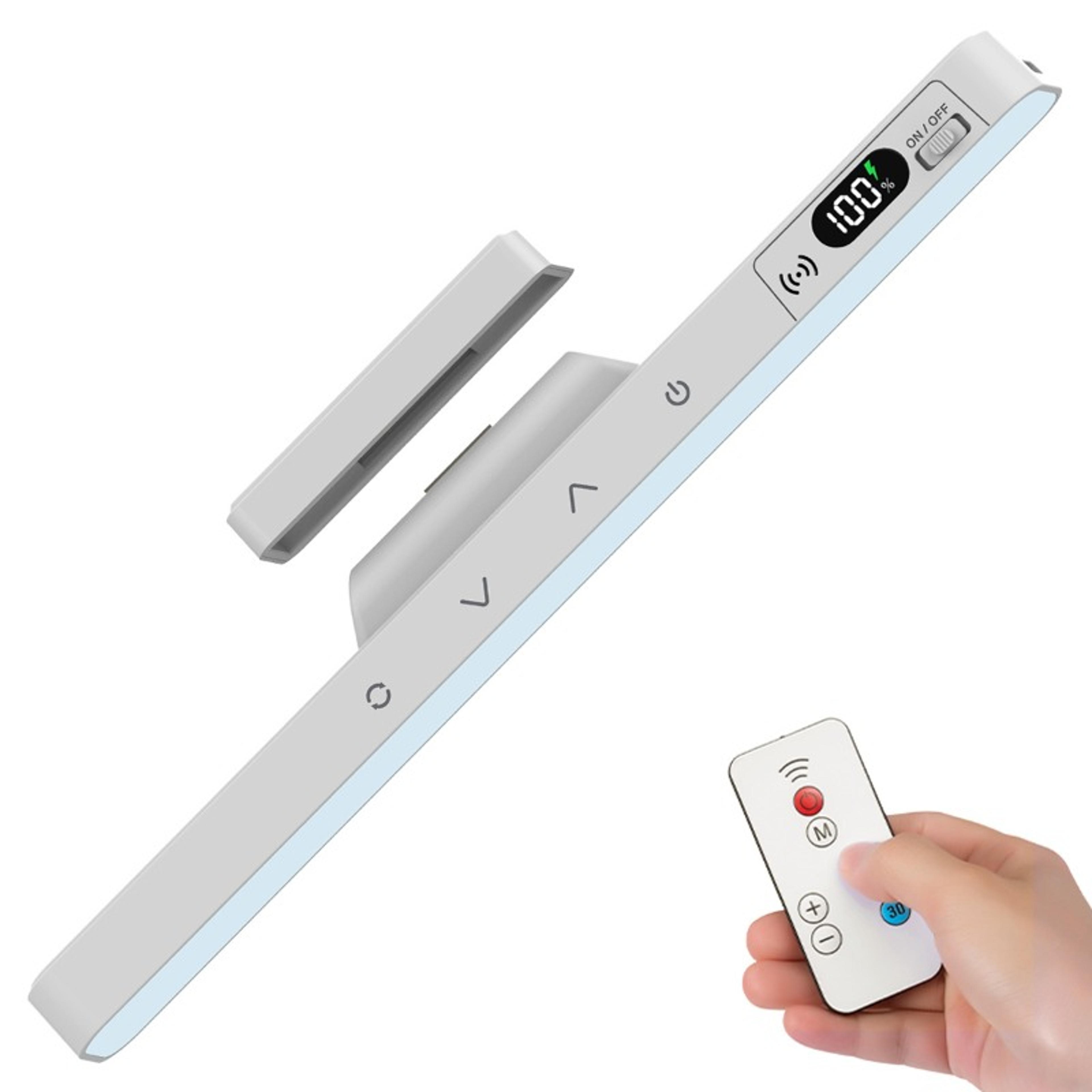 rechargeable magnetic desk lamp eye caring led reading light for study, bedside and mirror