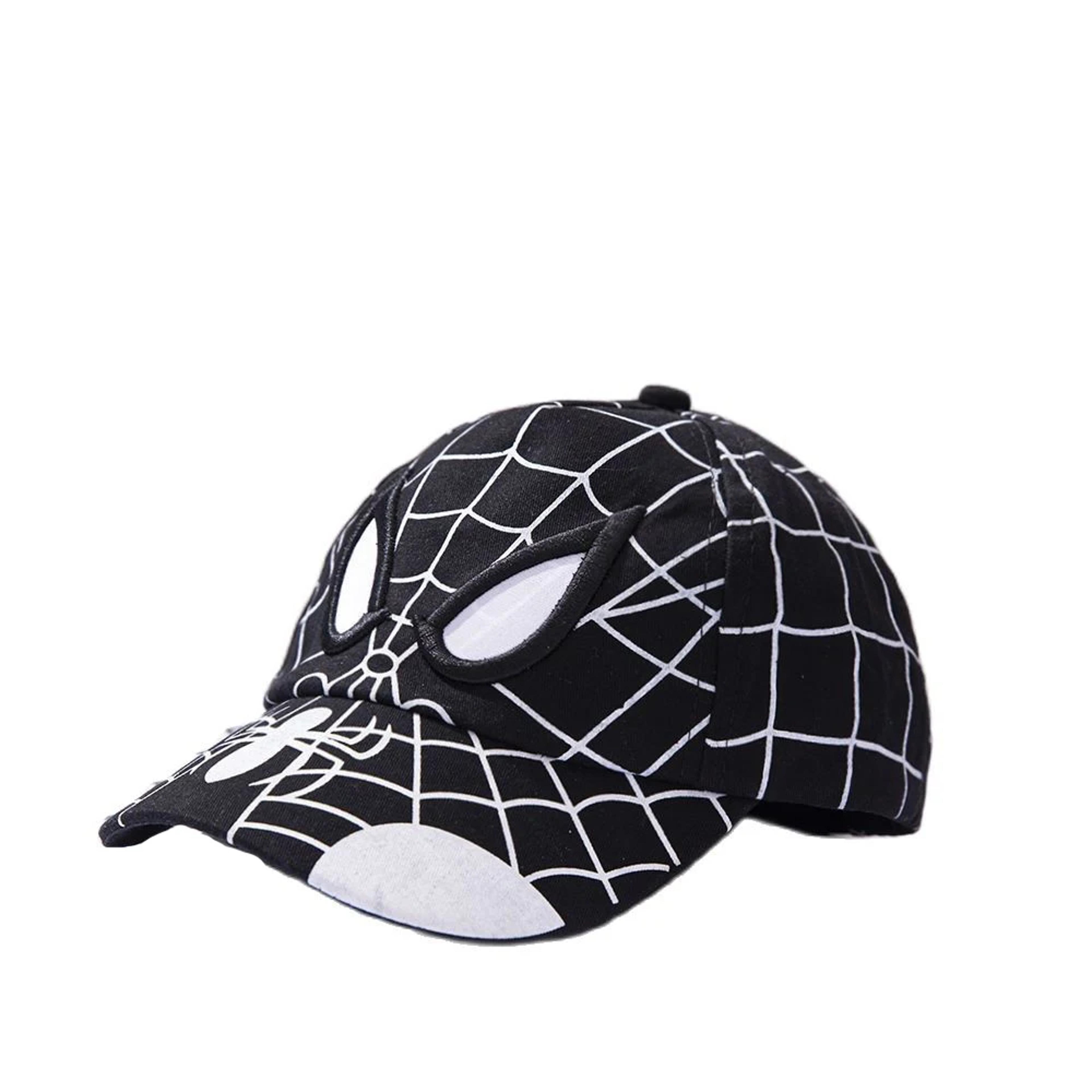 Spider Pattern Unisex Baseball Cap Polyester Superhero Cosplay Hat 2