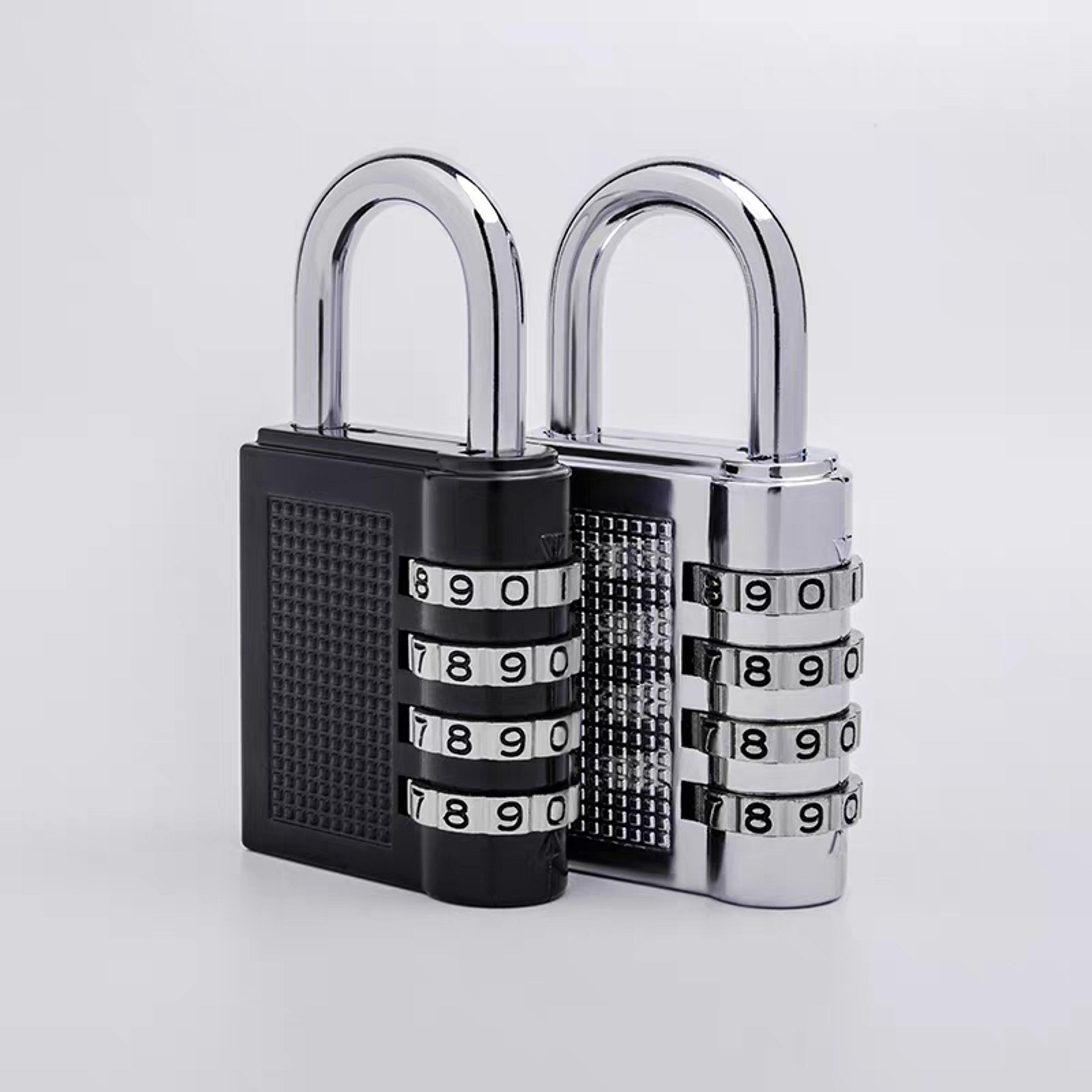 Three Digit Combination Luggage Lock Metallic Suitcase Trunk And Locker Password Lock 0