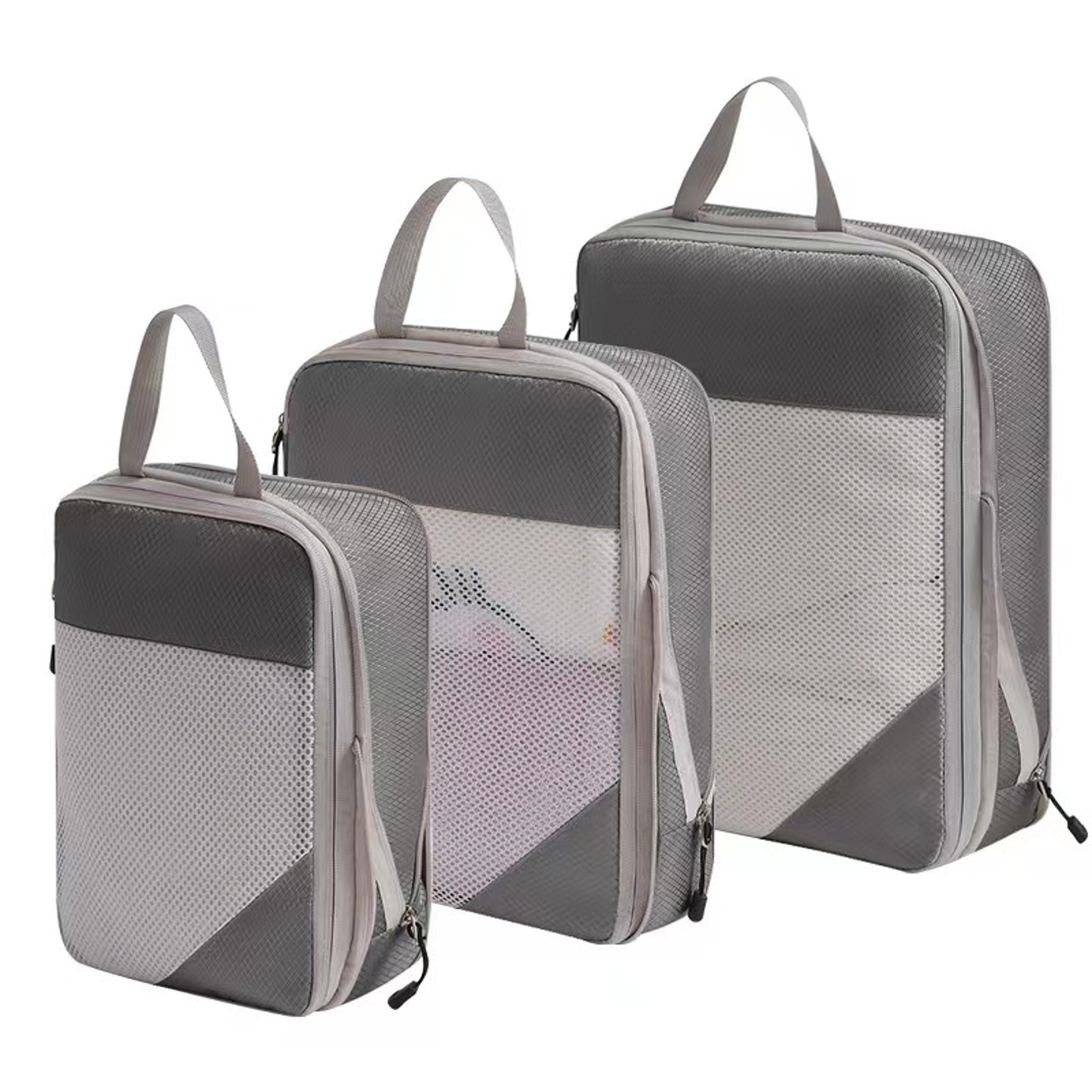 Expandable Compression Packing Cubes For Suitcases Light Weight Reusable Travel Organizers 2