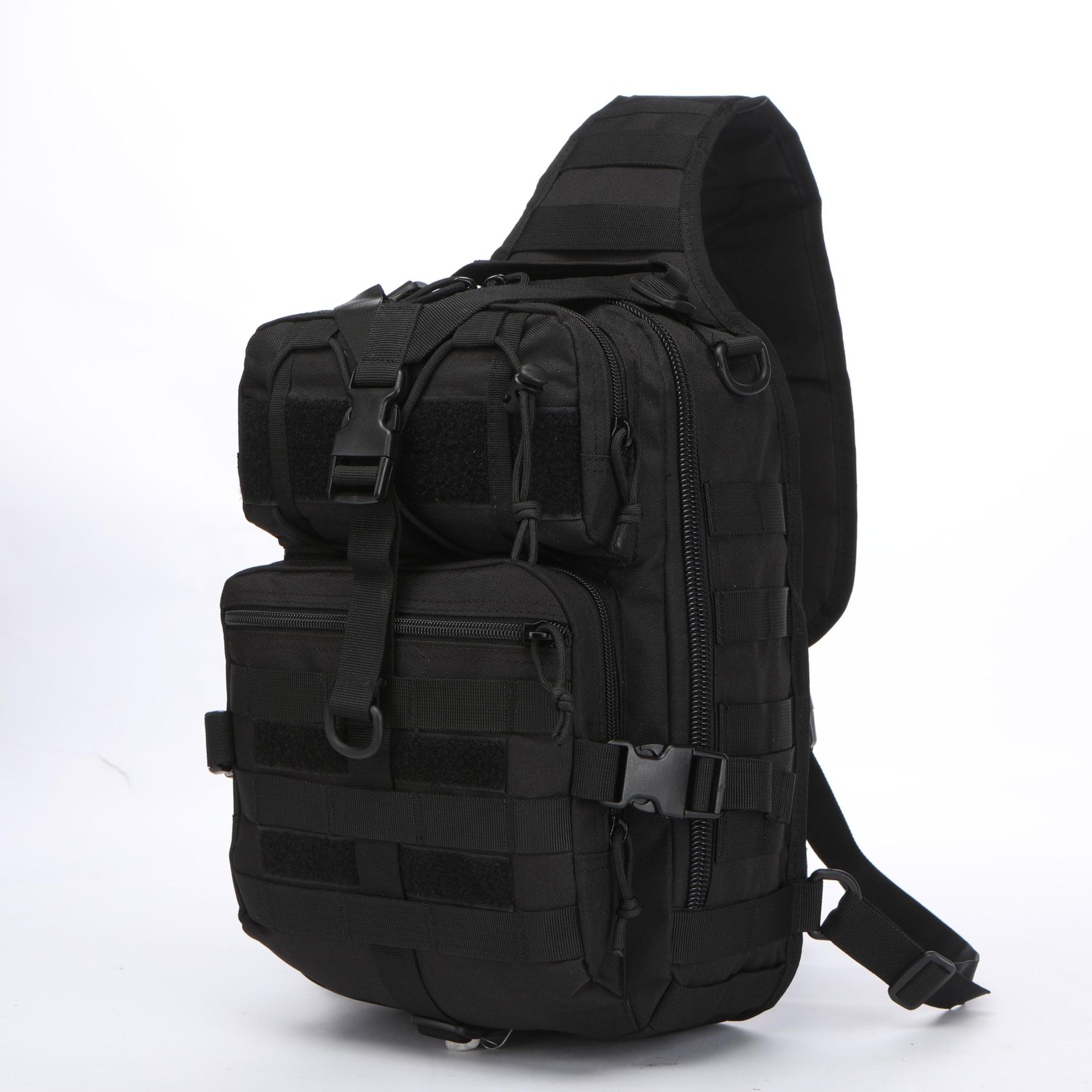 Waterproof Nylon Tactical Sling Backpack With Adjustable Shoulder Strap 3