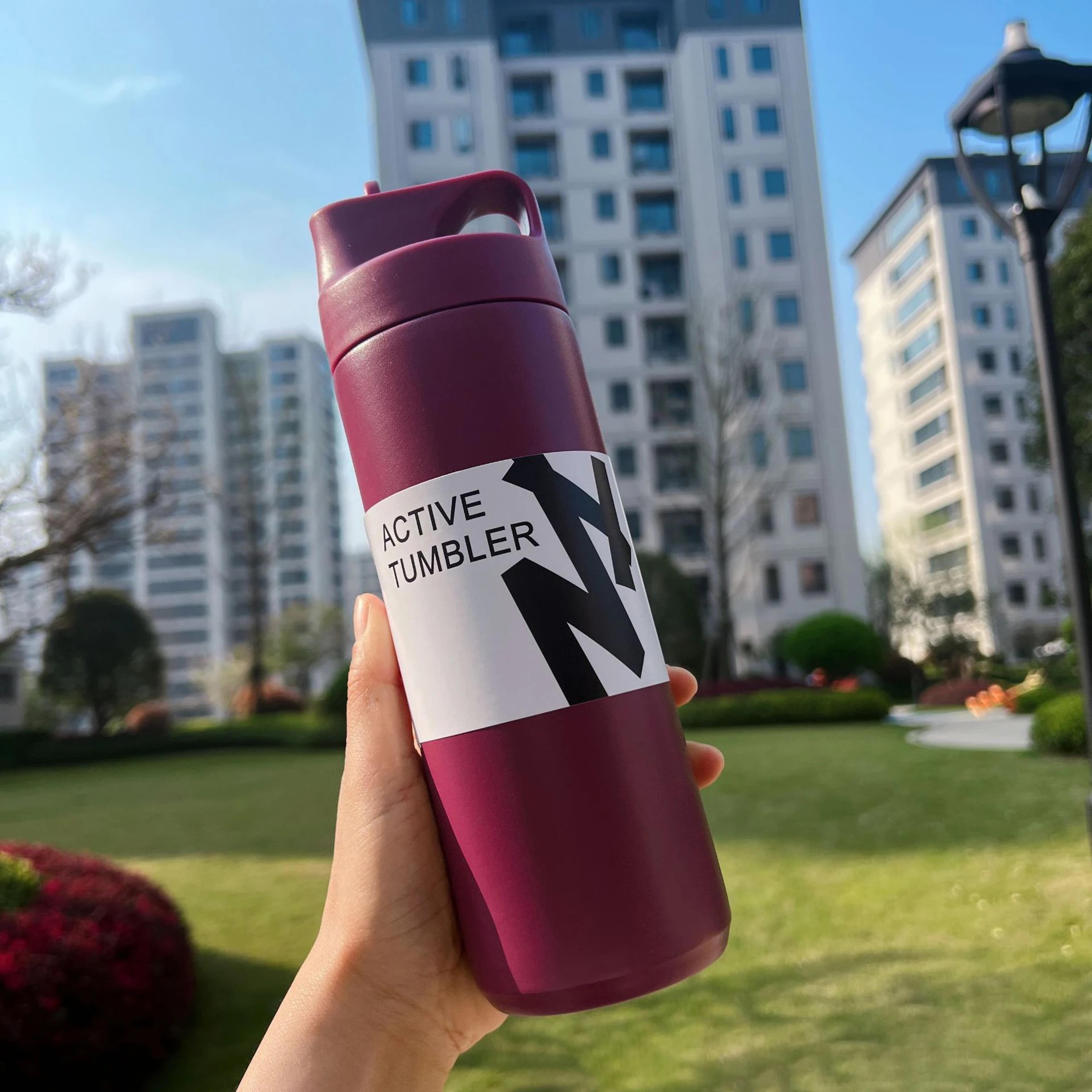 stainless steel vacuum insulated thermos bottle travel tumbler