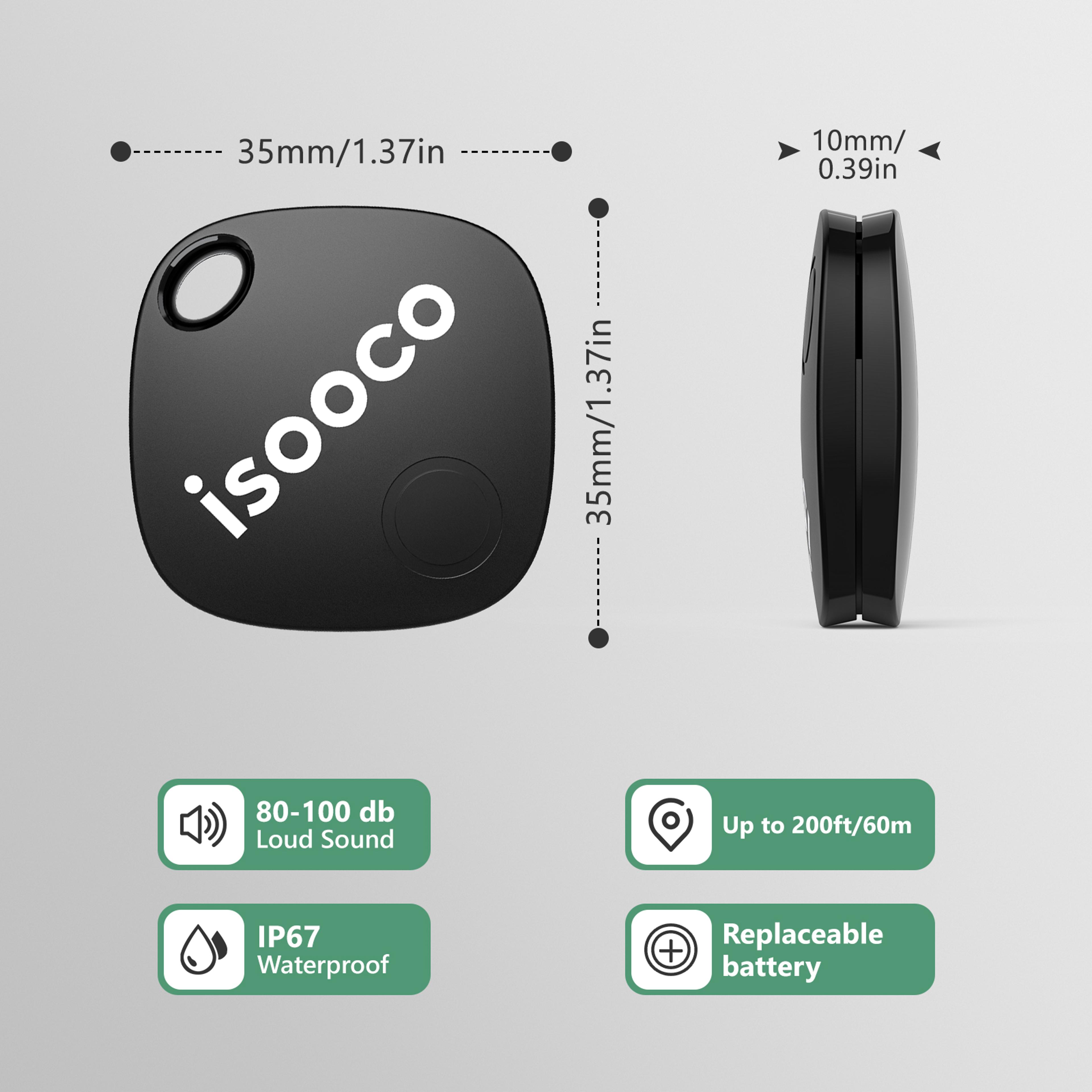 Mini Bluetooth Smart Item Tracker For IOS With Find My And Replaceable Battery 4