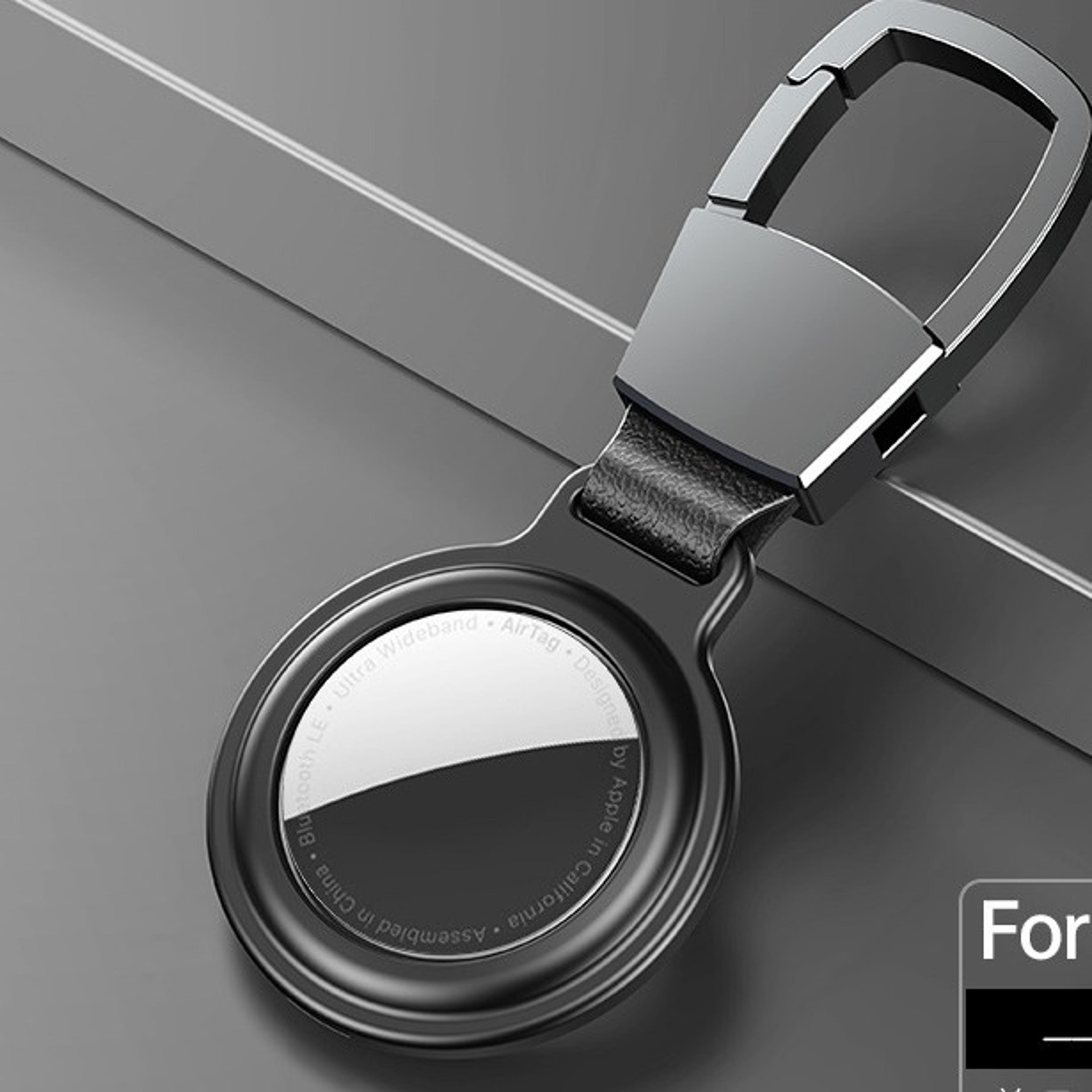 For Air Tags Keychain Protector Bumper Luxury Metal Magnetic Adsorption Cover For Apple Airtag Locat