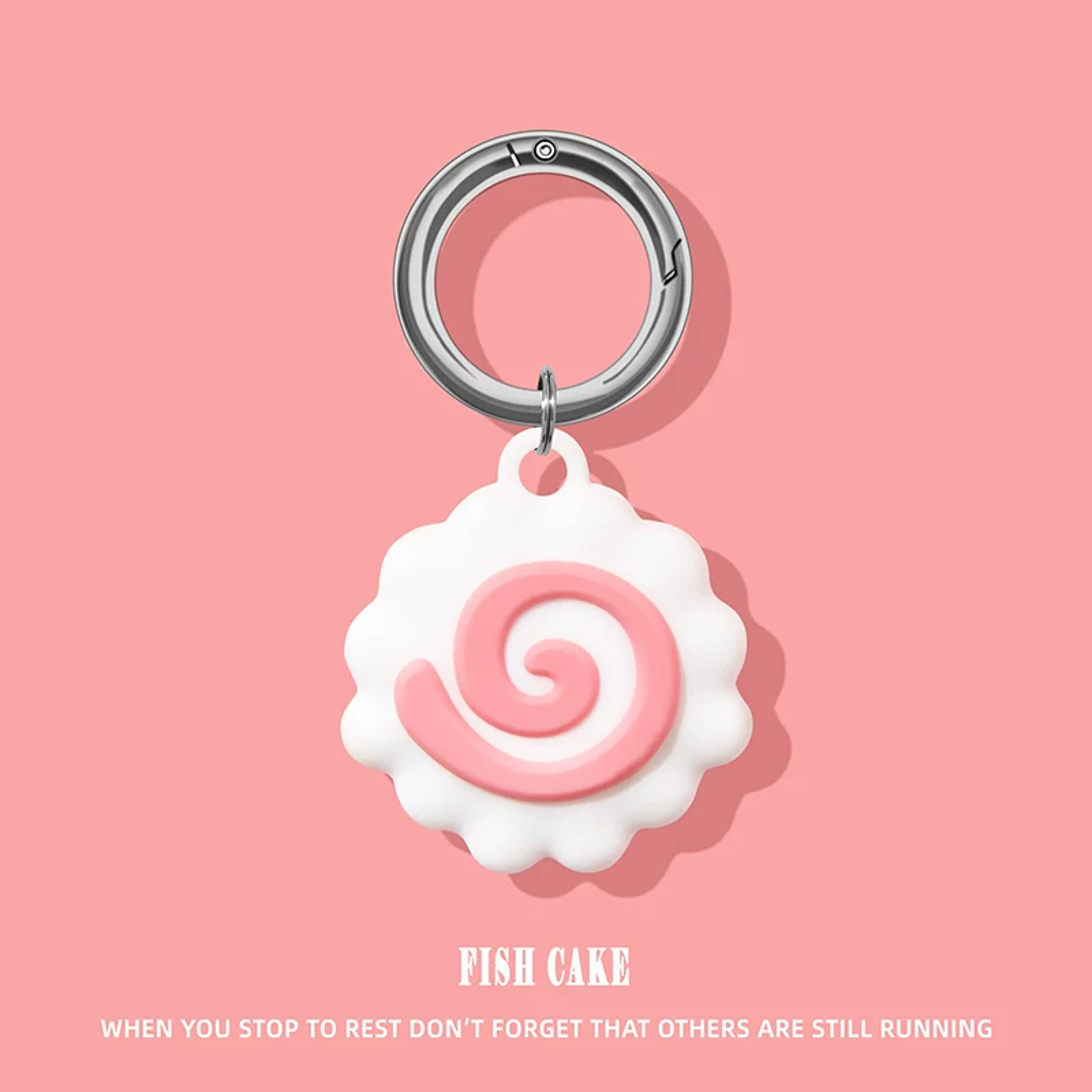 Cartoon Silicone AirTag Protective Keychain Case 4