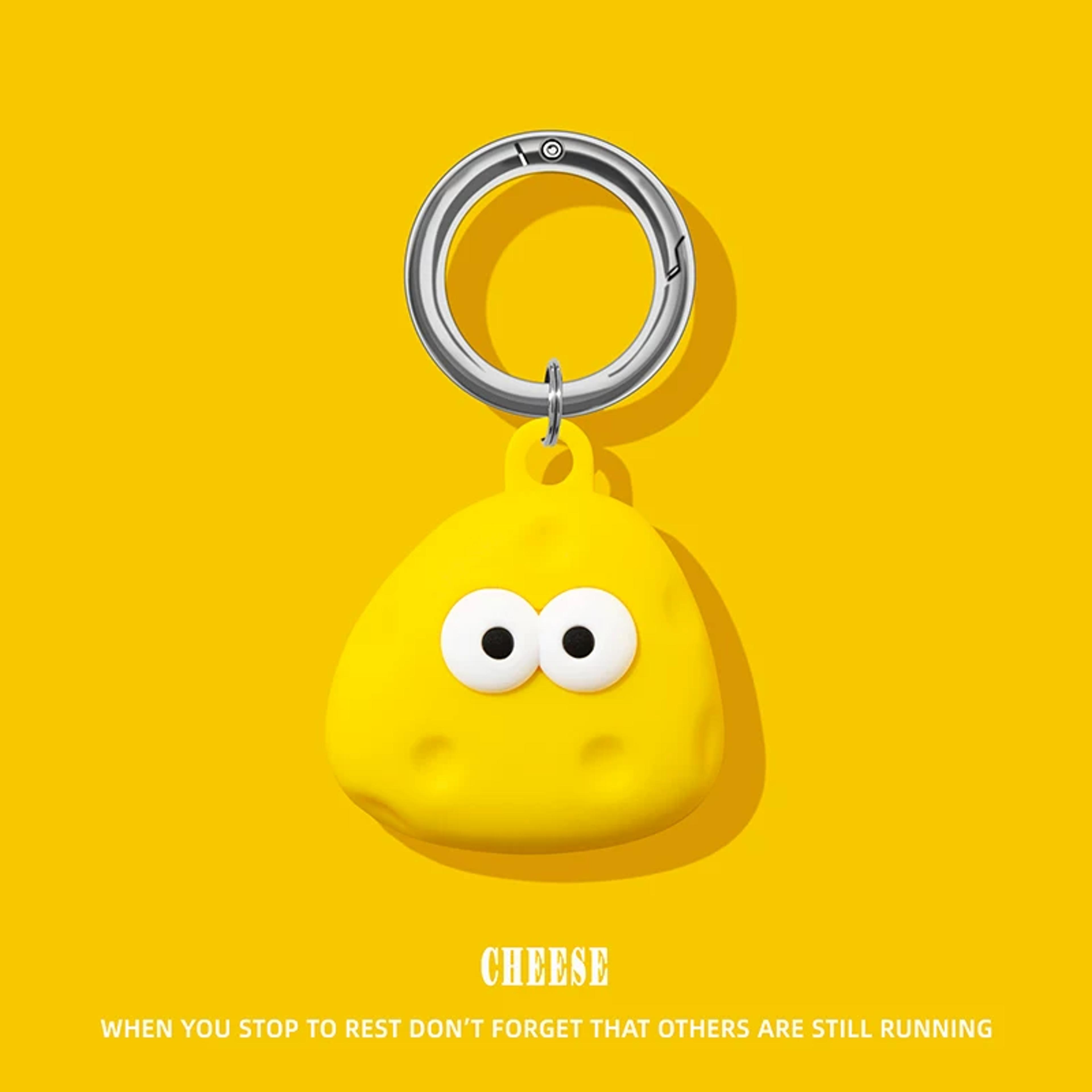 Cartoon Silicone AirTag Protective Keychain Case 12