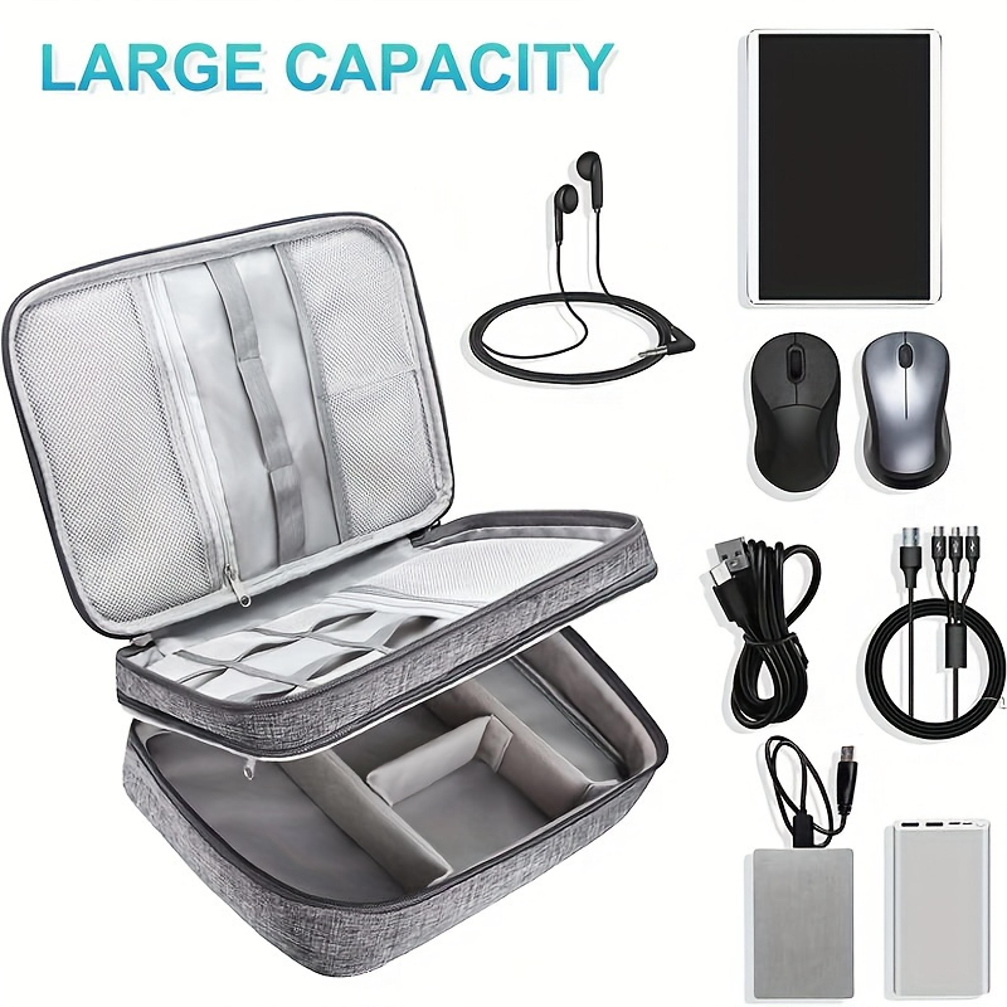 Three Layer Digital Electronics Organizer Waterproof Travel Storage Case 2