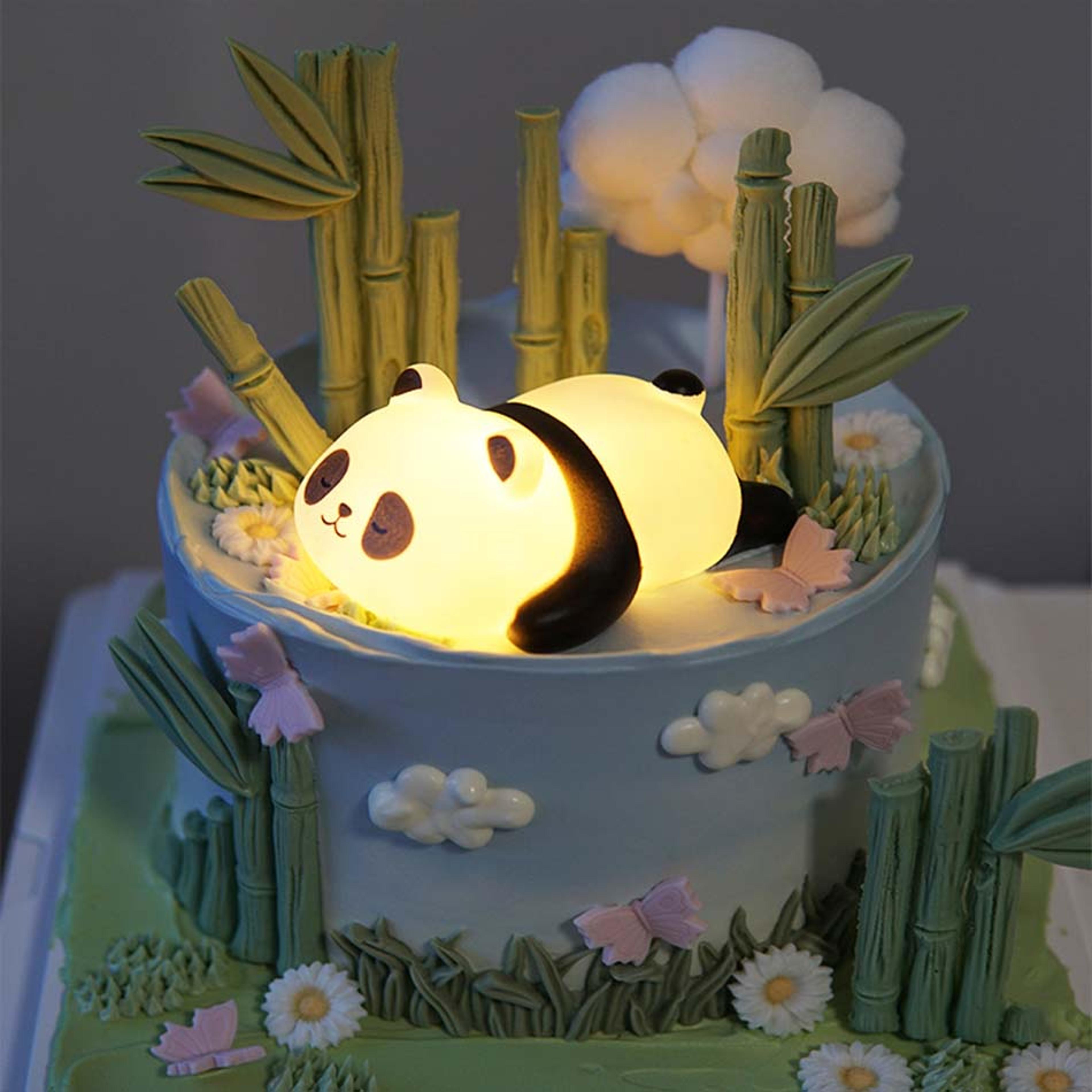 Panda LED Night Light PVC Bedside Decor Lamp 5