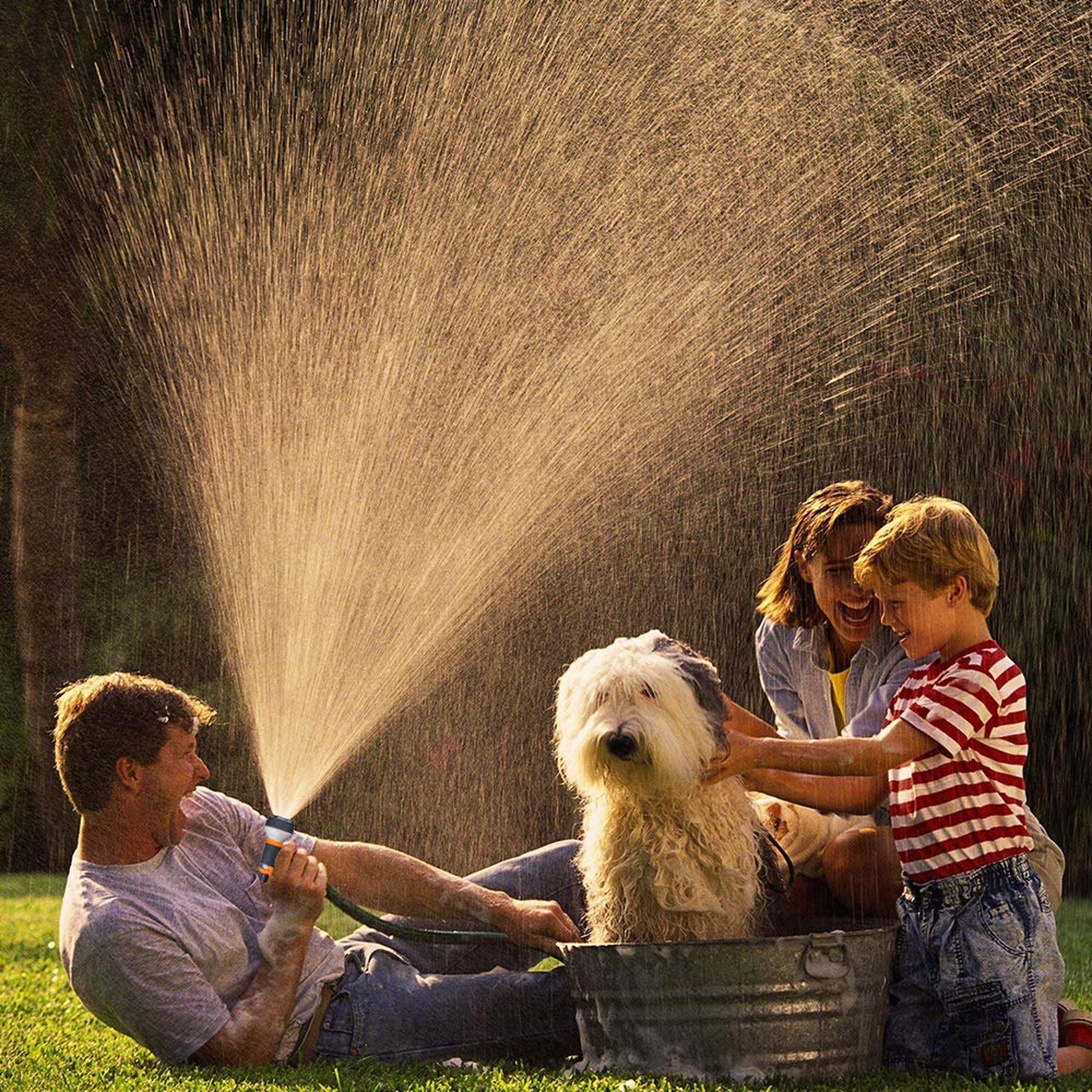 Eight Mode Garden Hose Spray Nozzle With Variable Flow Control And Soft Grip 3