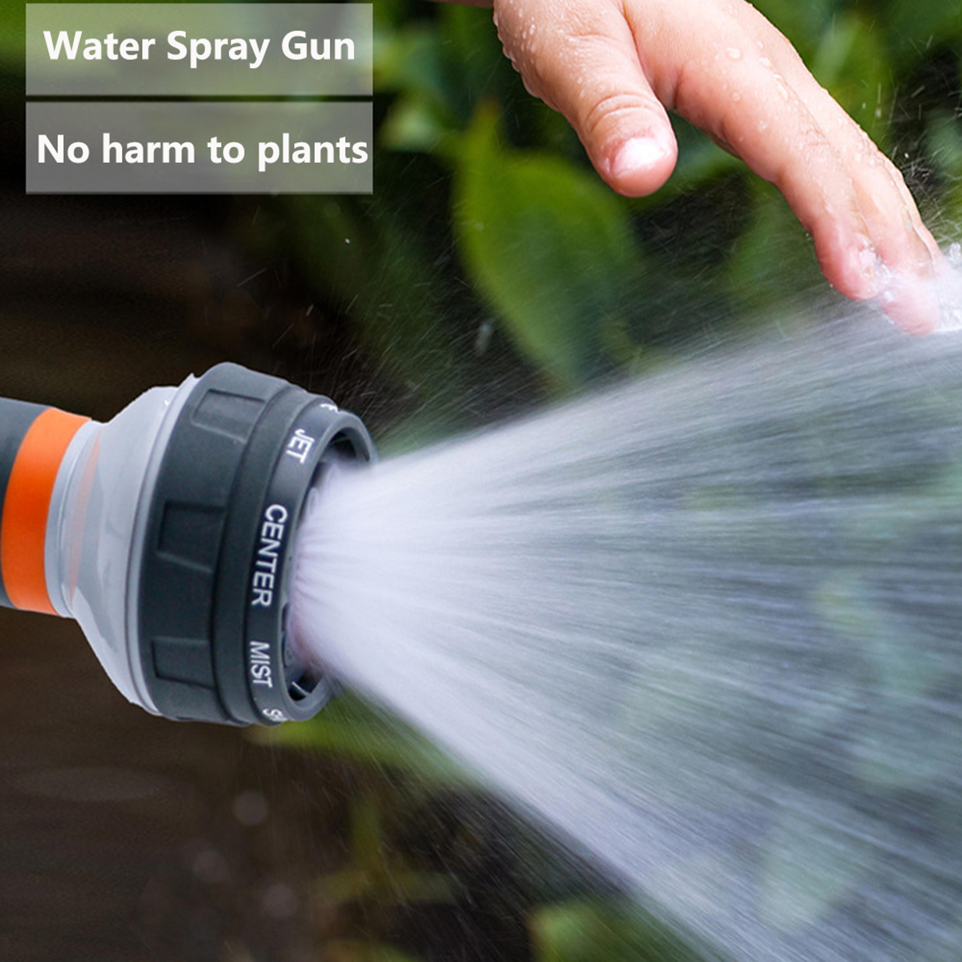 Eight Mode Garden Hose Spray Nozzle With Variable Flow Control And Soft Grip 4