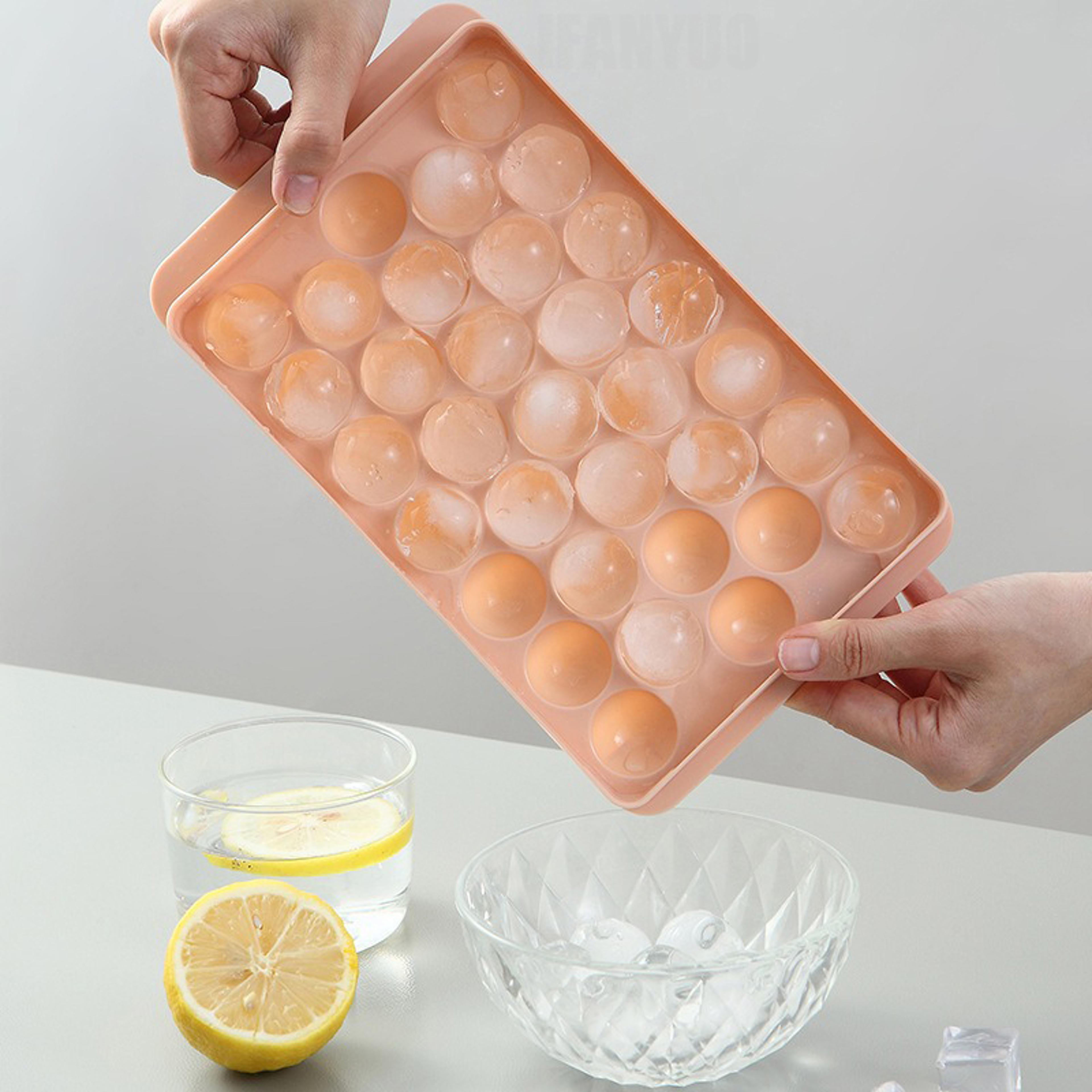 Plastic Ice Ball Mold Tray For Whiskey Ice Popsicles And Frozen Treats 3