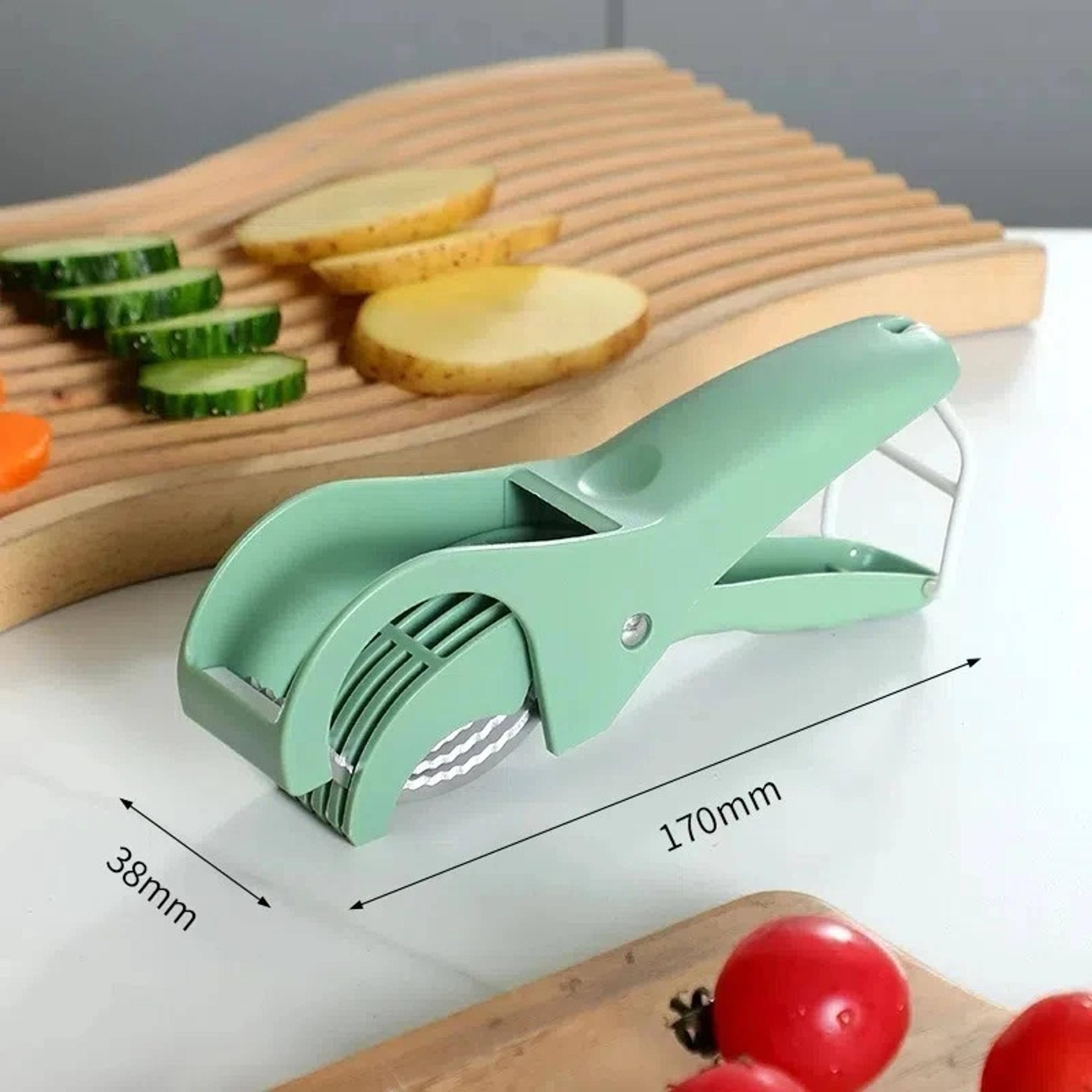 Stainless Steel Vegetable And Fruit Slicer Multi Functional Salad Slicer 7