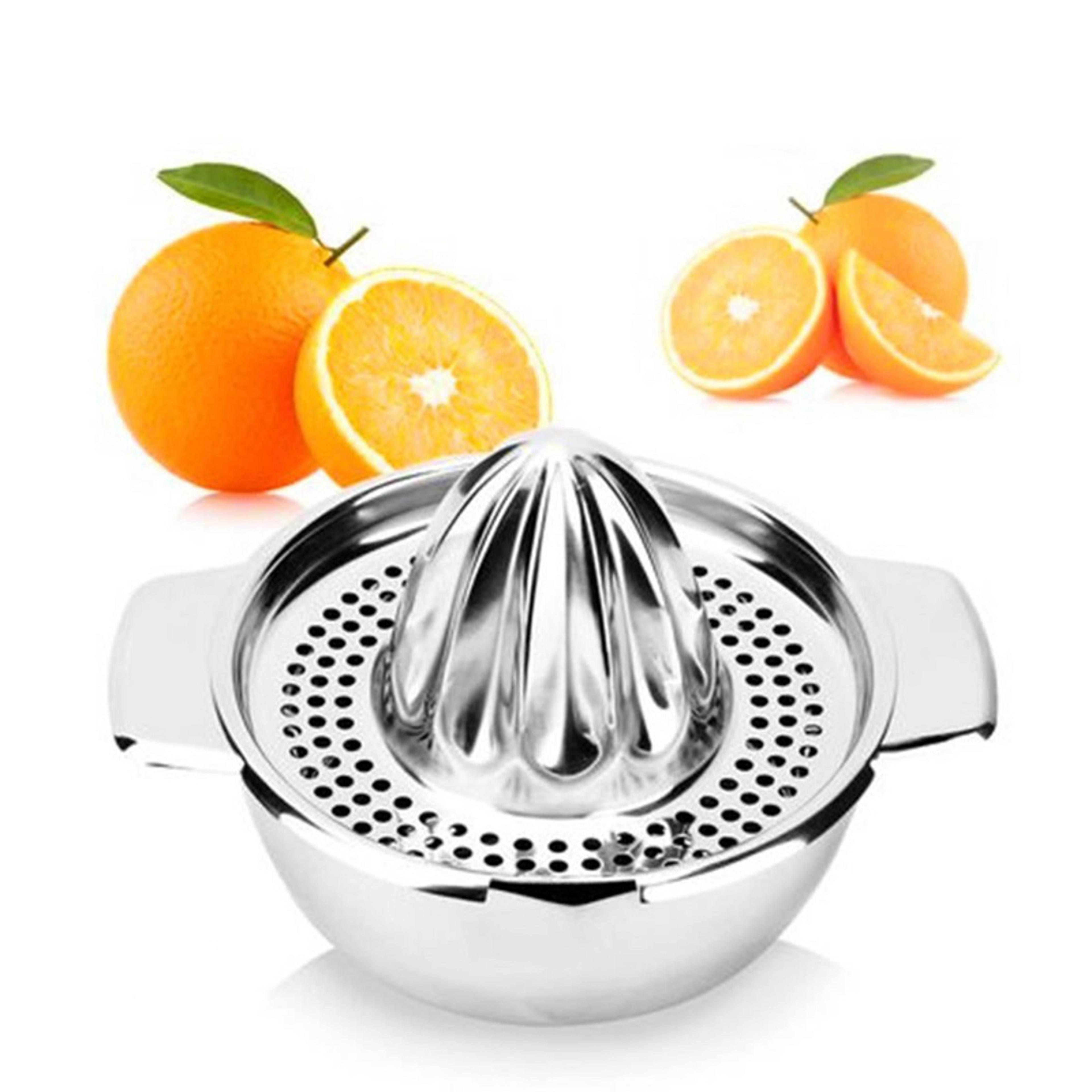 stainless steel manual citrus squeezer and fruit reamer