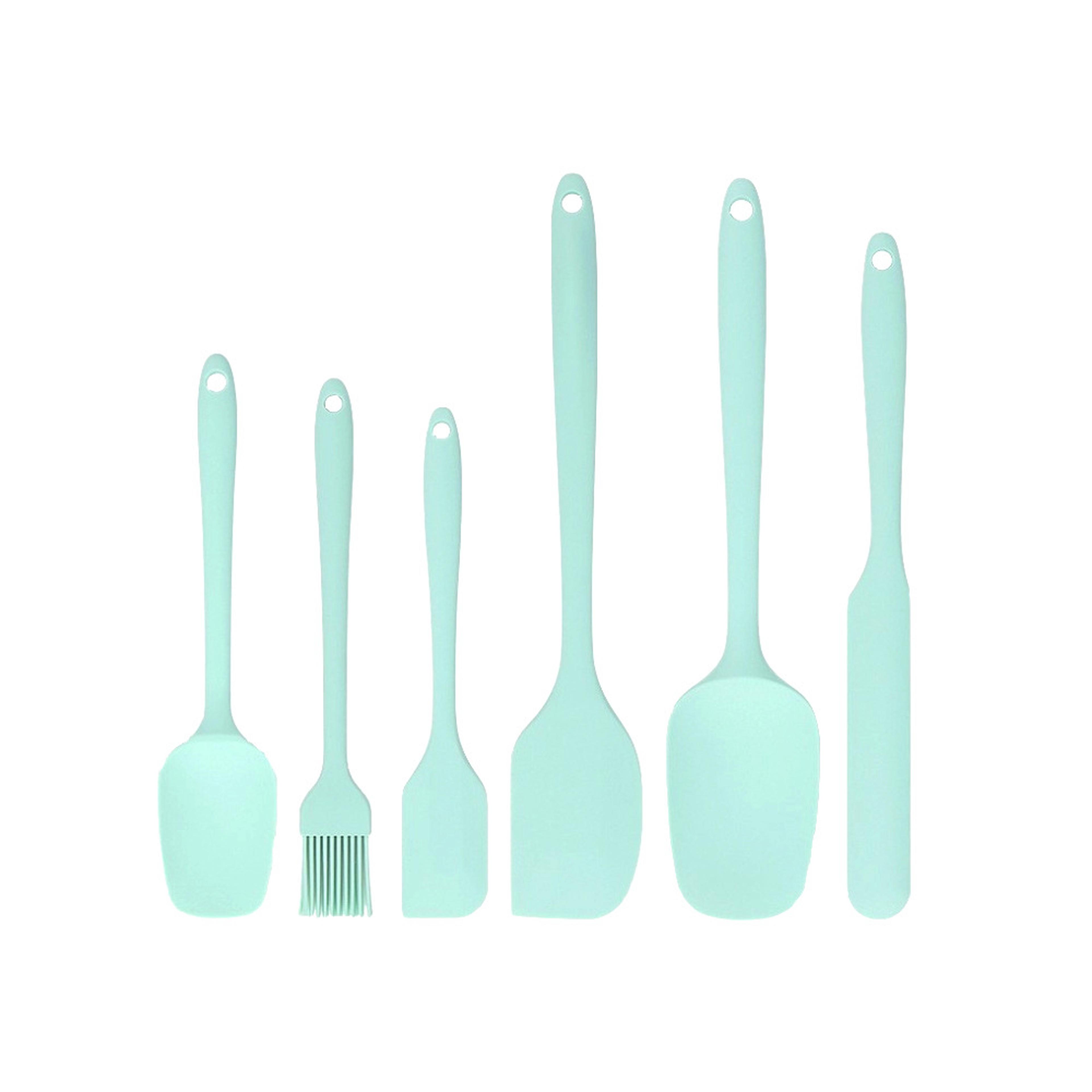 Six Piece Silicone Spatula Set With Baking Spatulas And Oil Brush 5