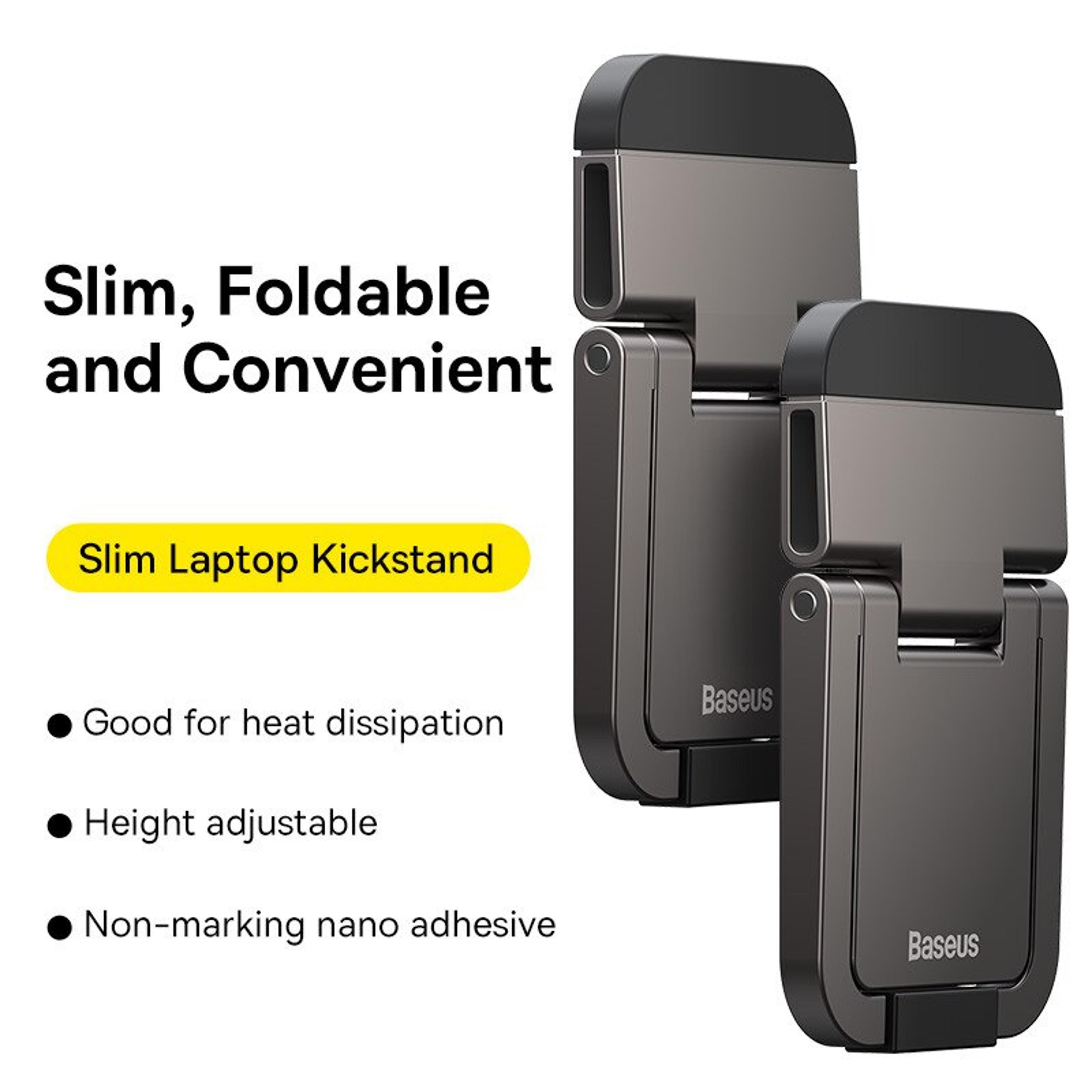 Foldable Adjustable Aluminum Laptop Stand Portable Notebook Riser 4