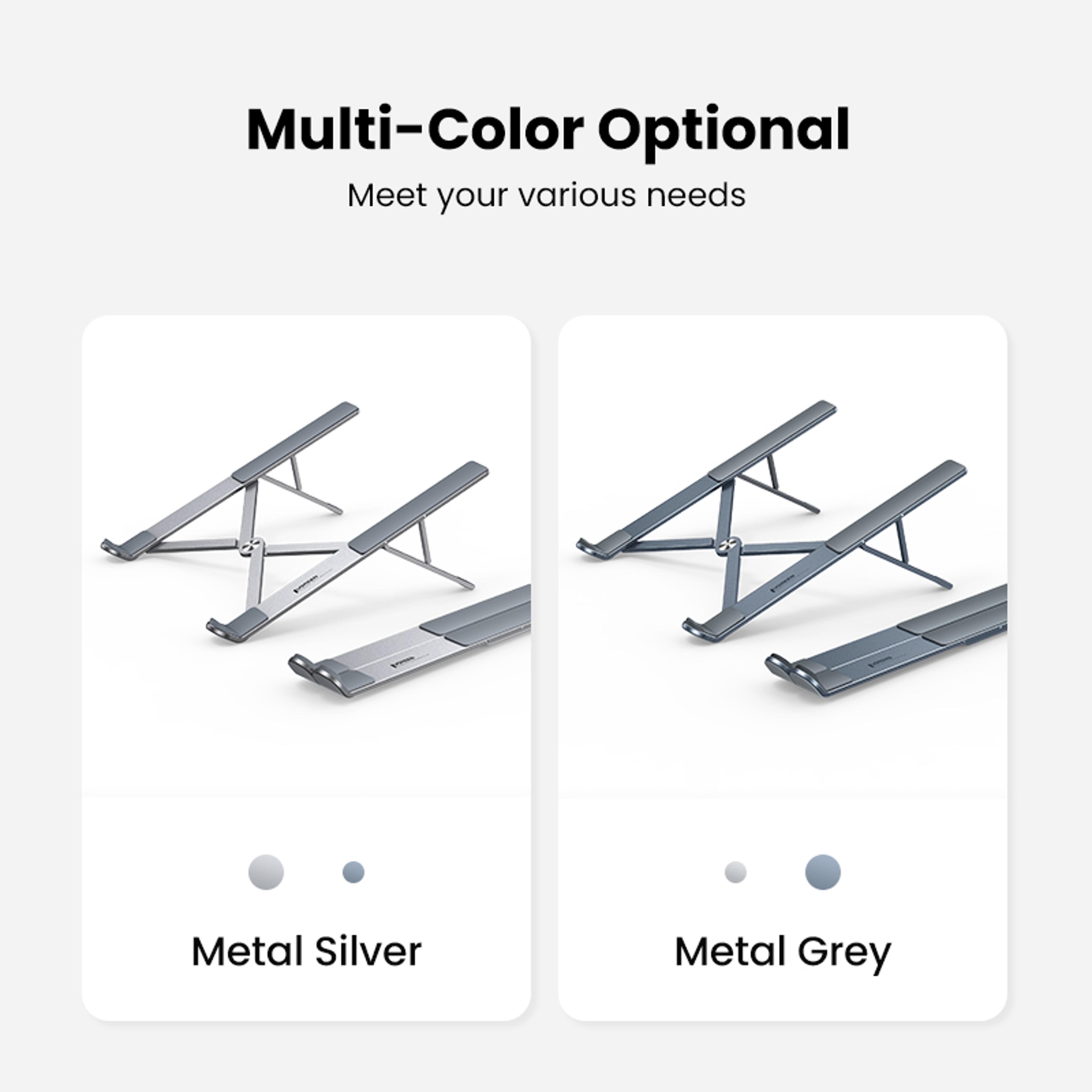 Foldable Aluminum Laptop Stand For Notebook And Tablet Support 4