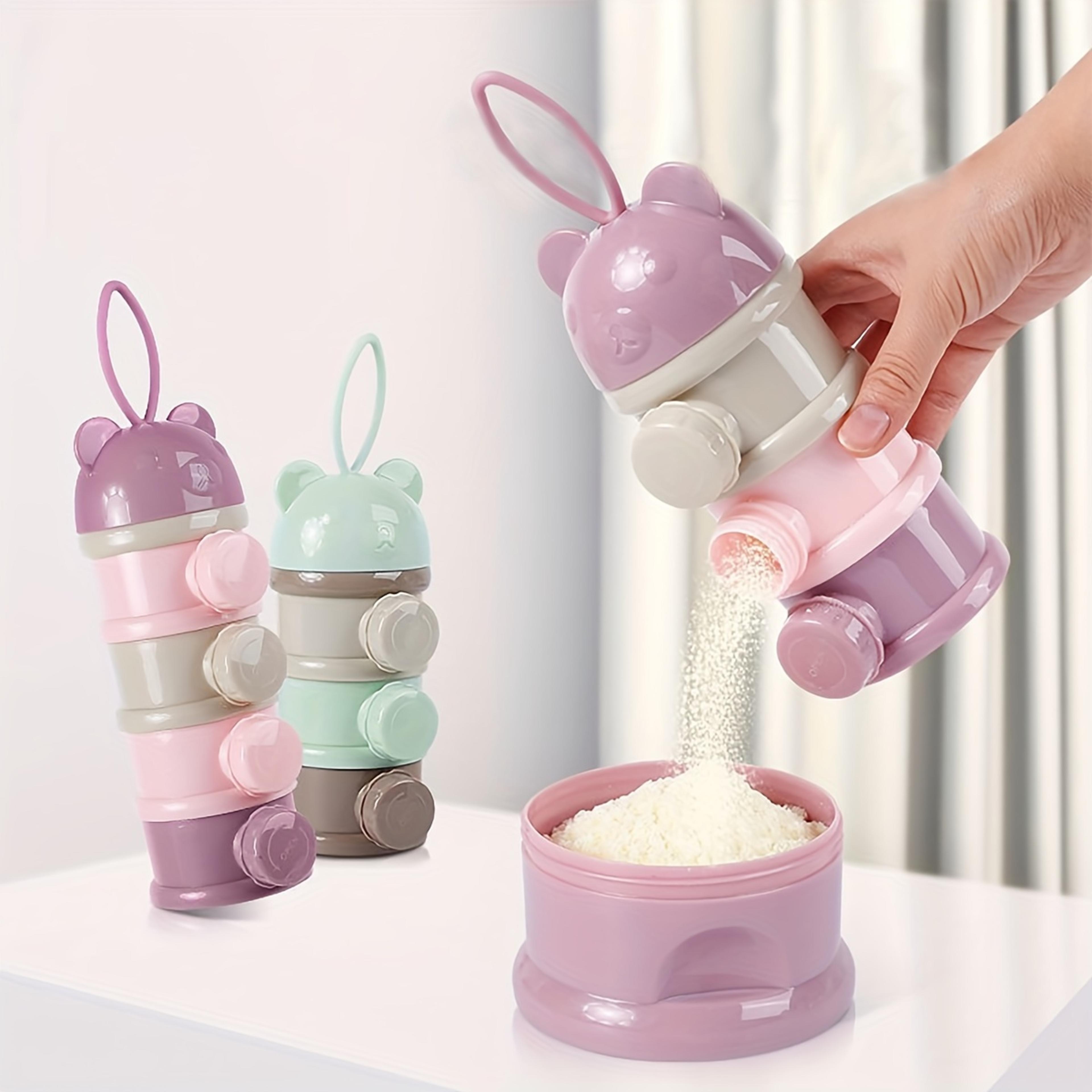 Stackable Baby Formula Dispenser And Portable Snack Box Container With Carrying Strap 1