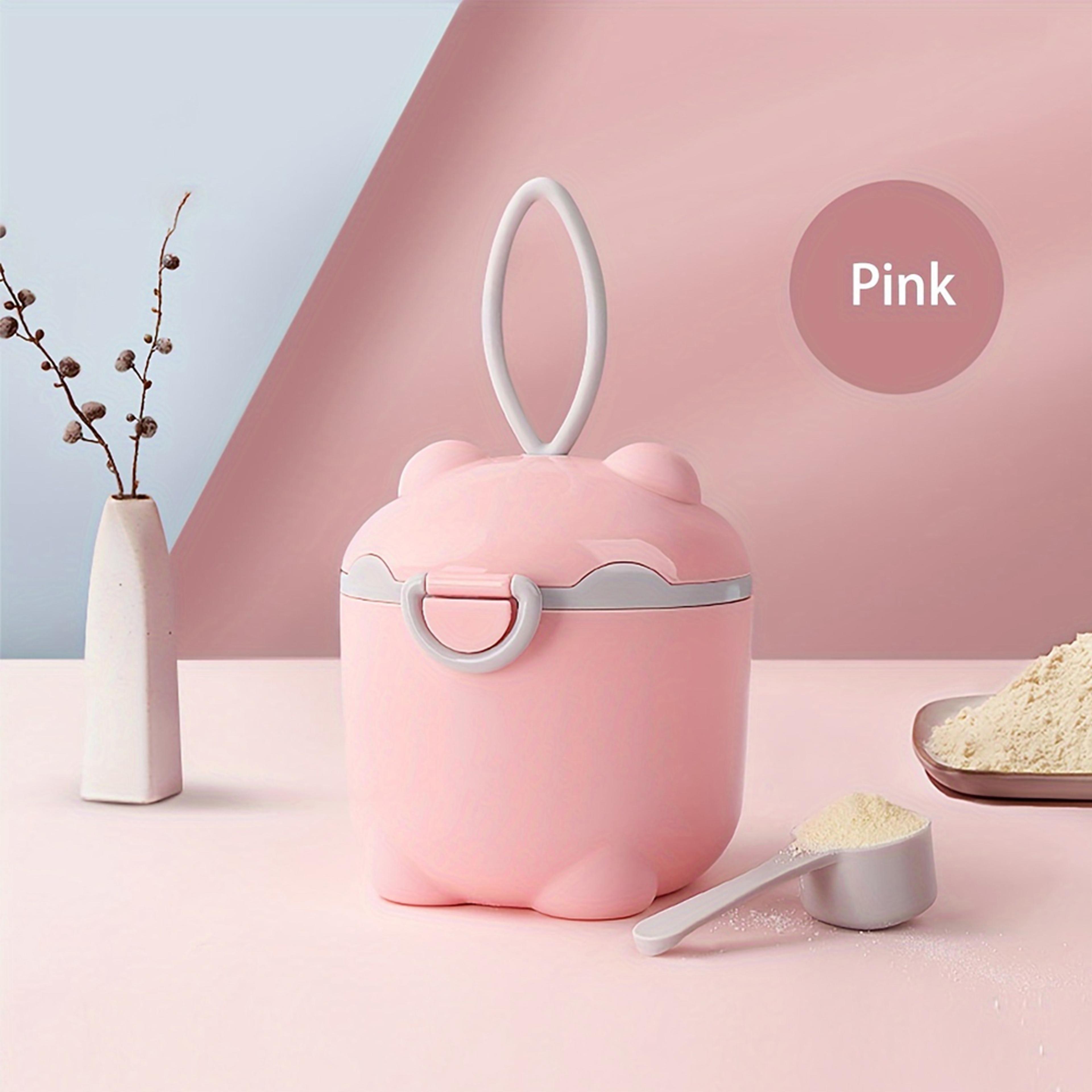 cartoon portable milk powder container with spoon baby feeding travel storage box