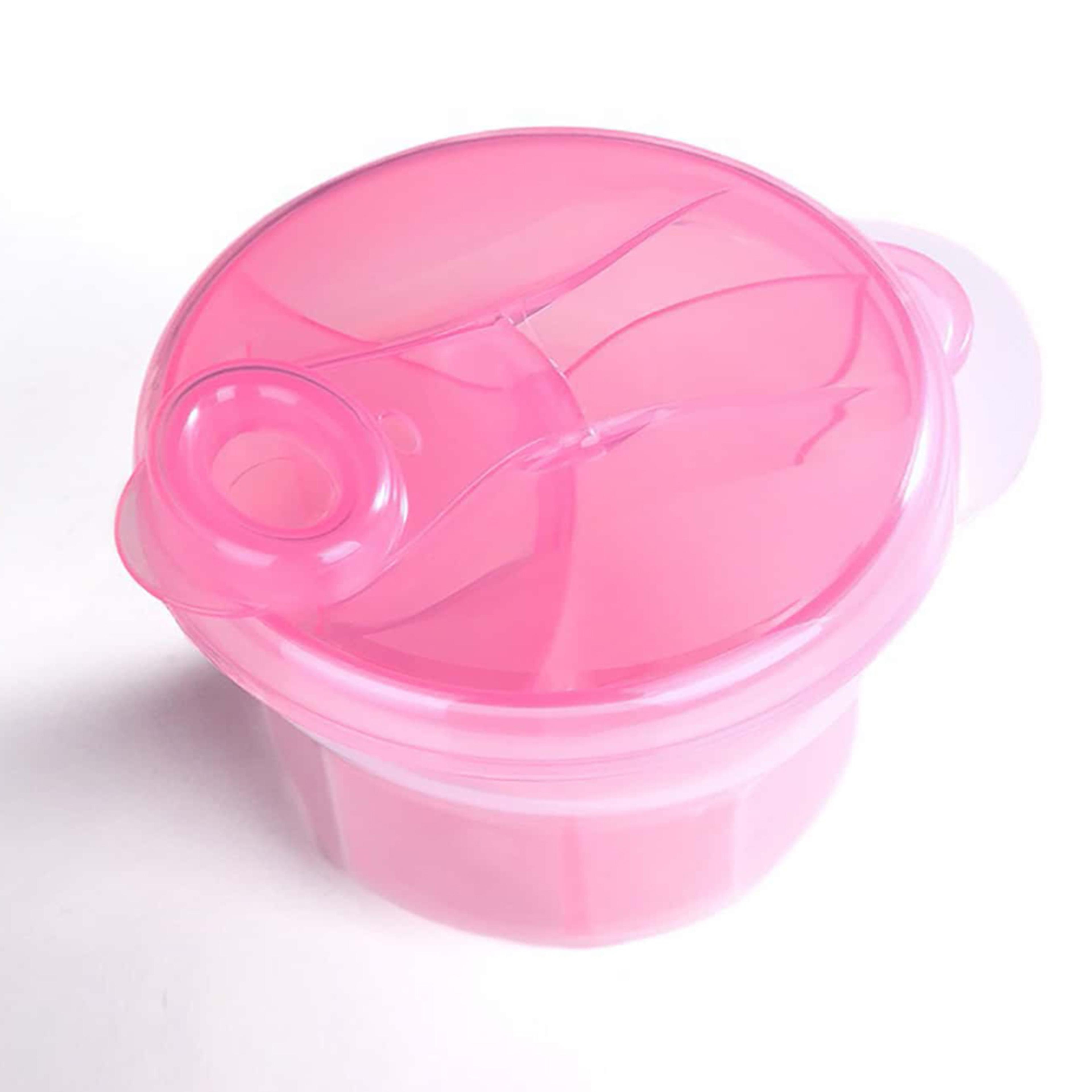 Rotating Double Layer Three Grid Baby Milk Powder Container And Food Storage Box 5