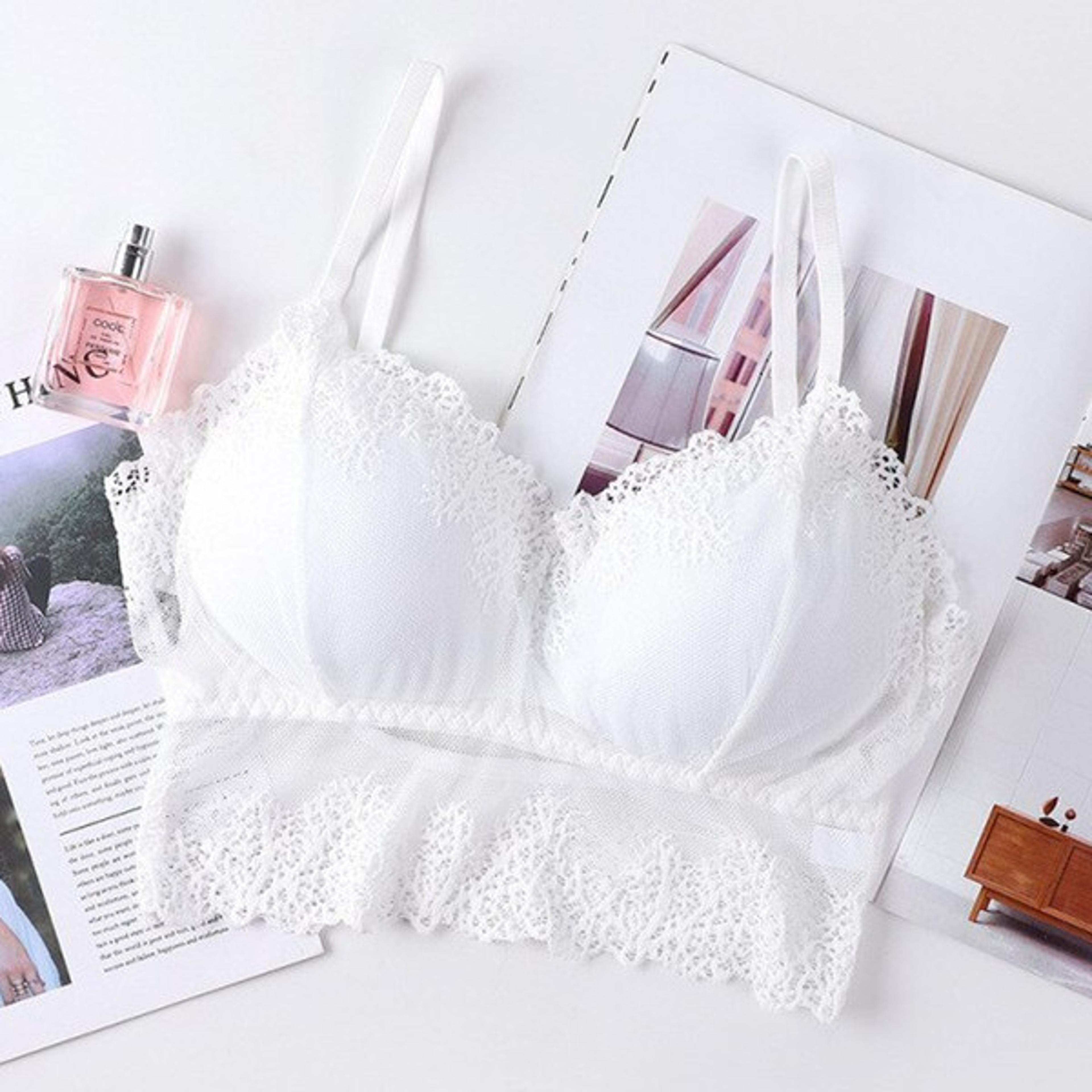 Floral Lace Bustier Top For Fancy Wear 1.jpg