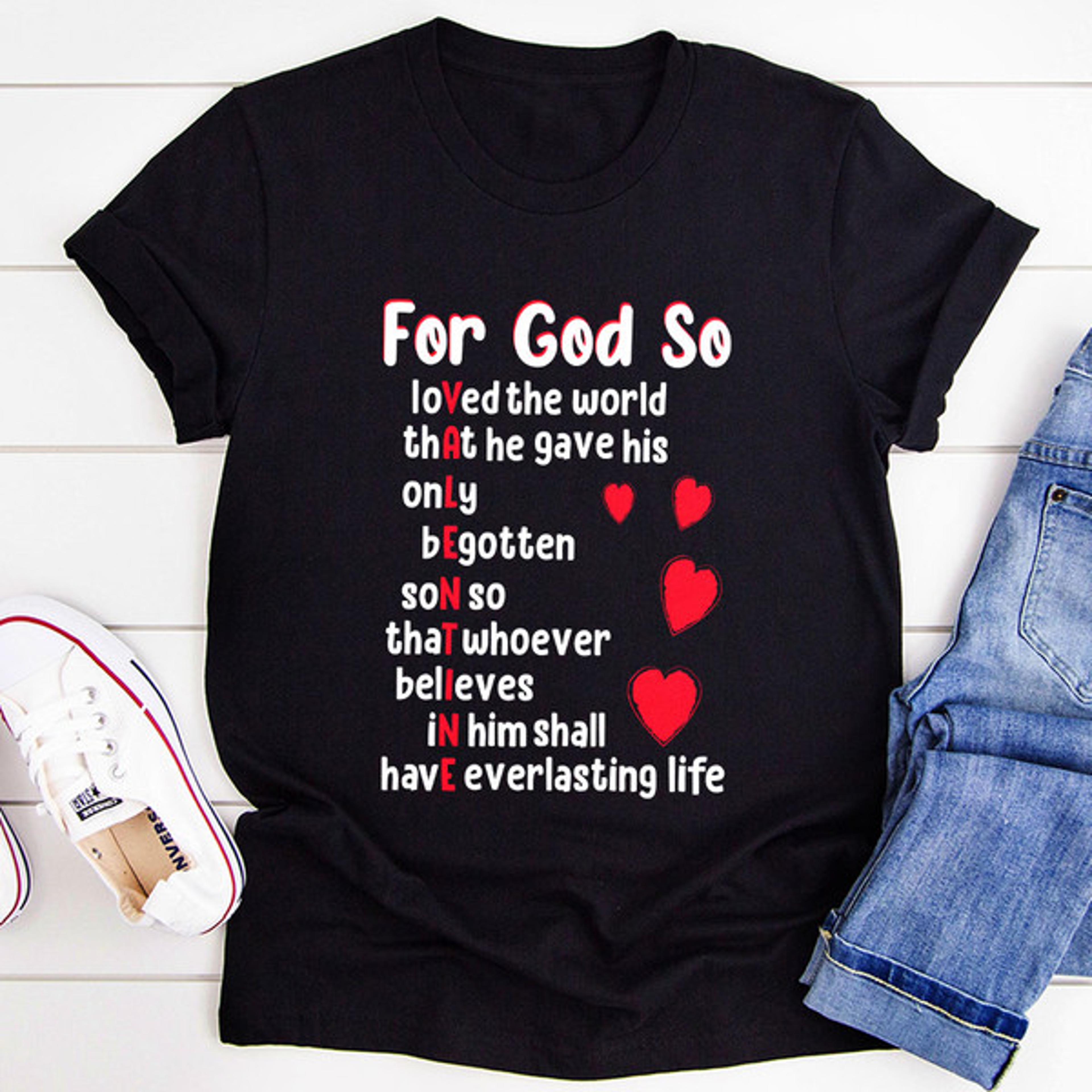 god valentine's day t-shirt