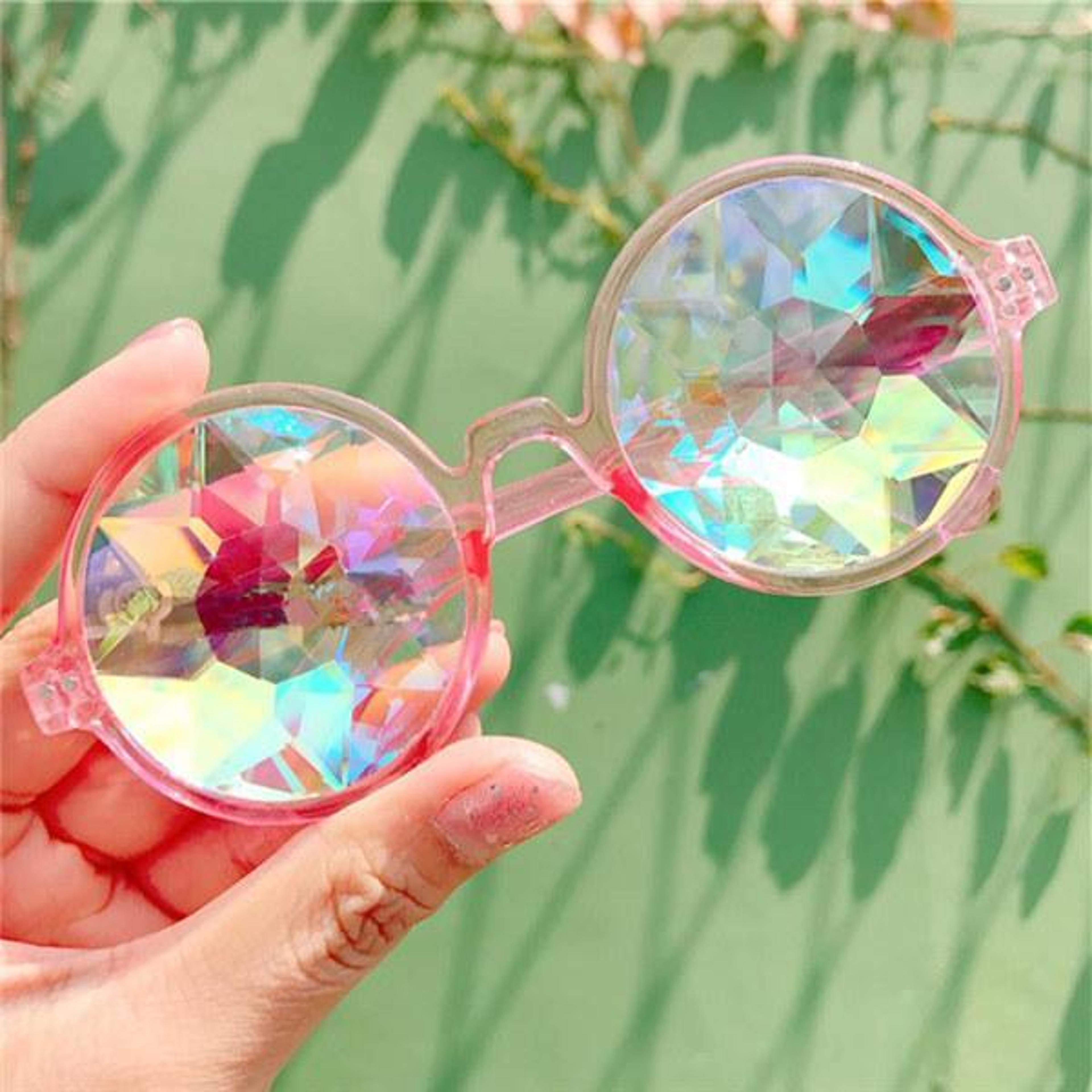 Motley Crystal Glasses pink