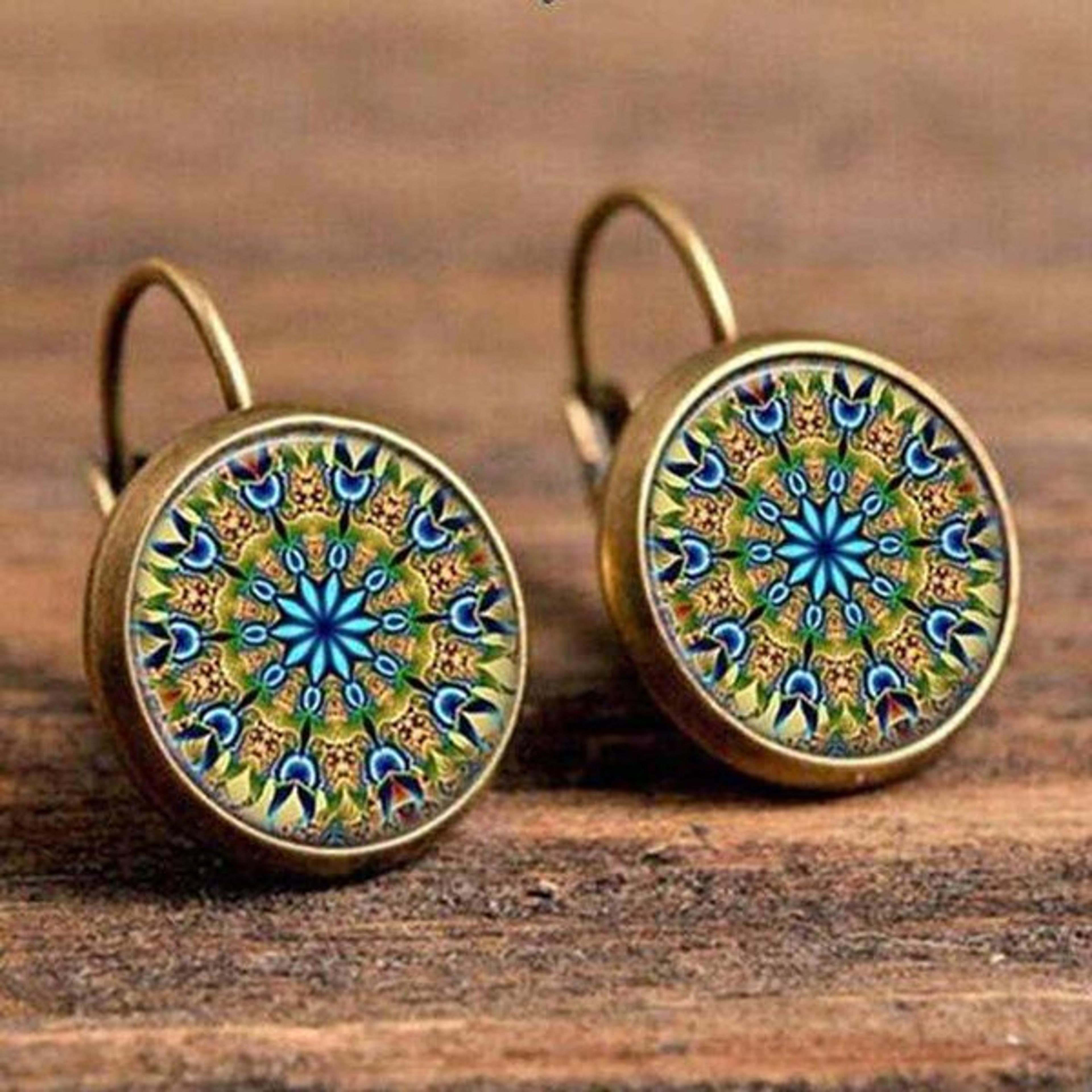 Bohemian Glass Earrings 14jpg