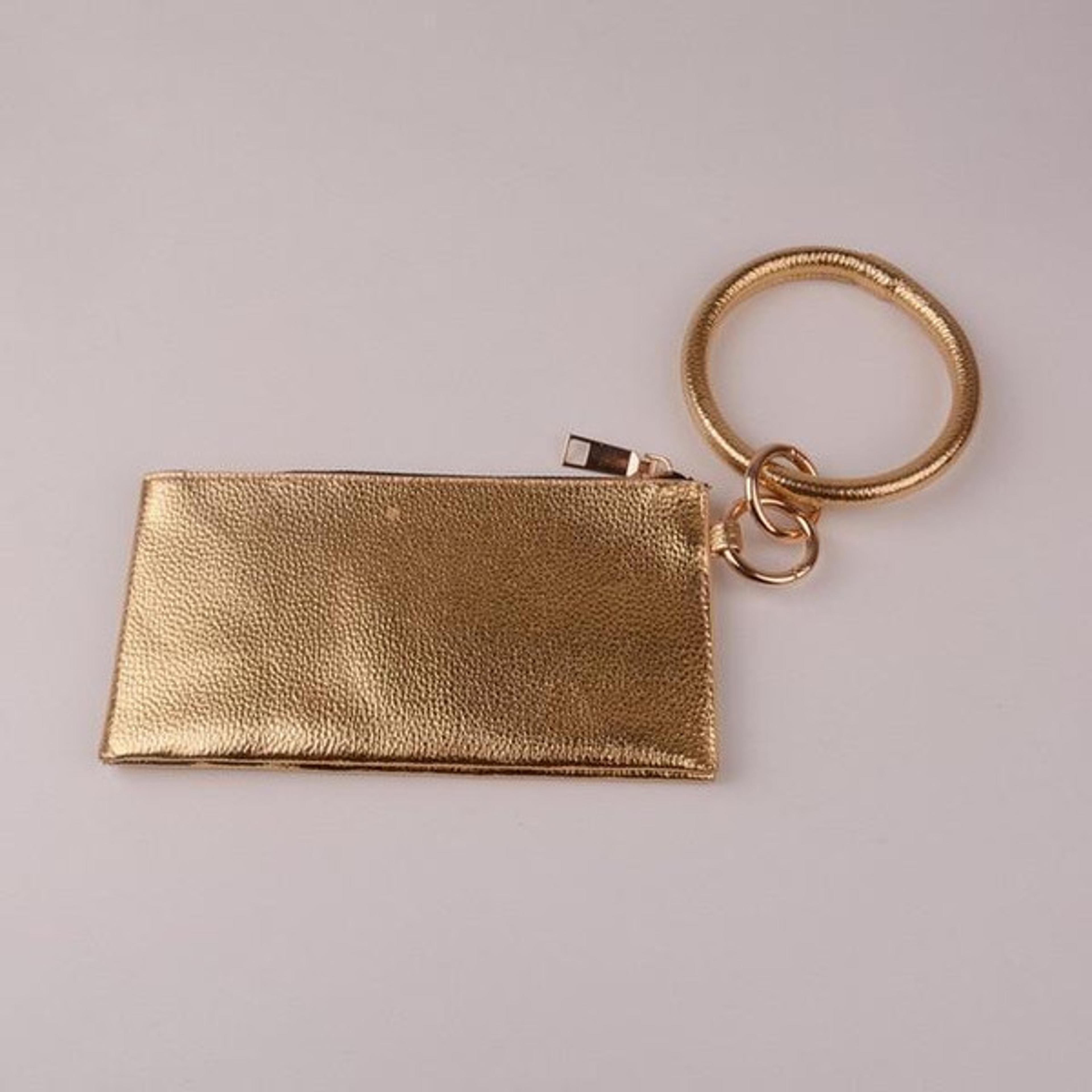 2-in-1 Bangle Bag Gold