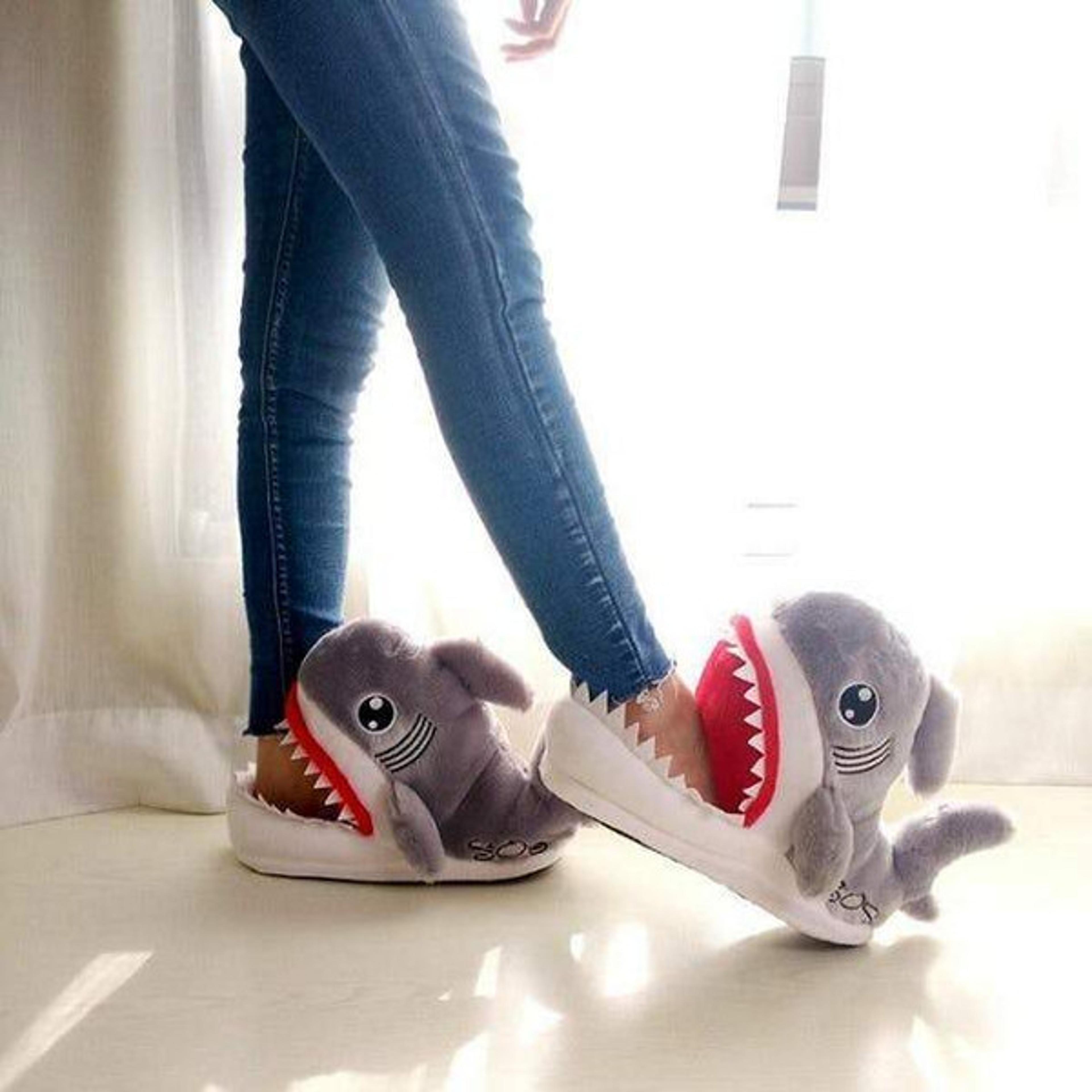shark slippers